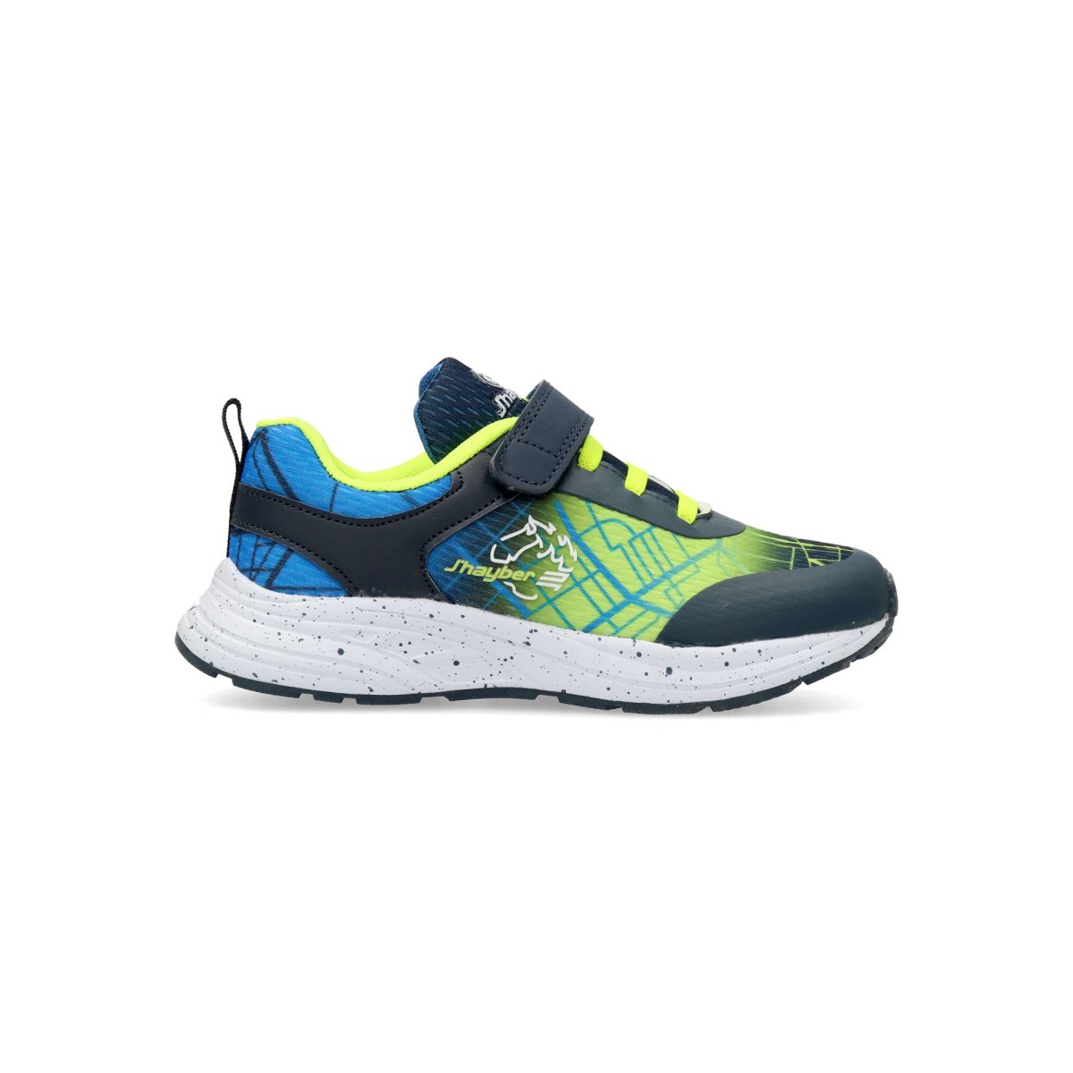 J´Hayber - Zapatillas Ritmo deportivas niño running sintético textil cierre adherente suela goma ligera flexibles color marino
