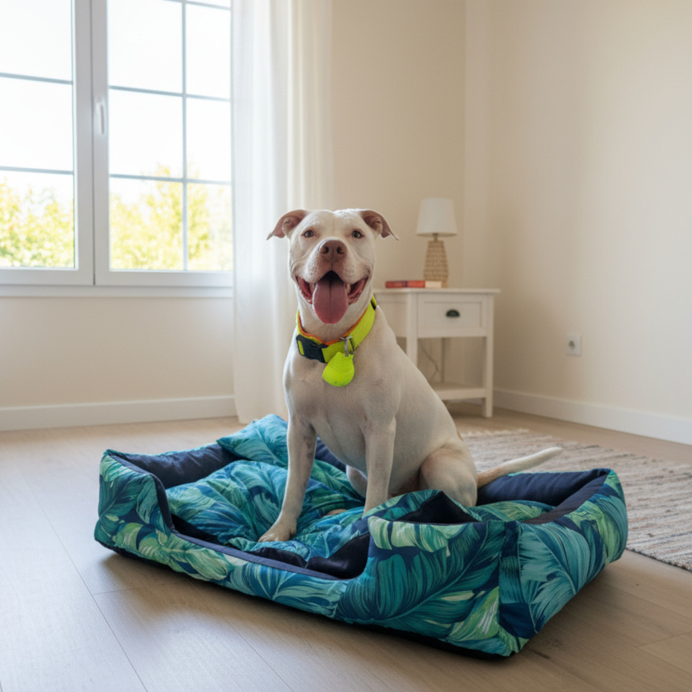 BedsPaw Cama Grande para Perros – Impermeable, Lavable y Resistente – Cama Cómoda – Cama para Perros Medianos y Grandes