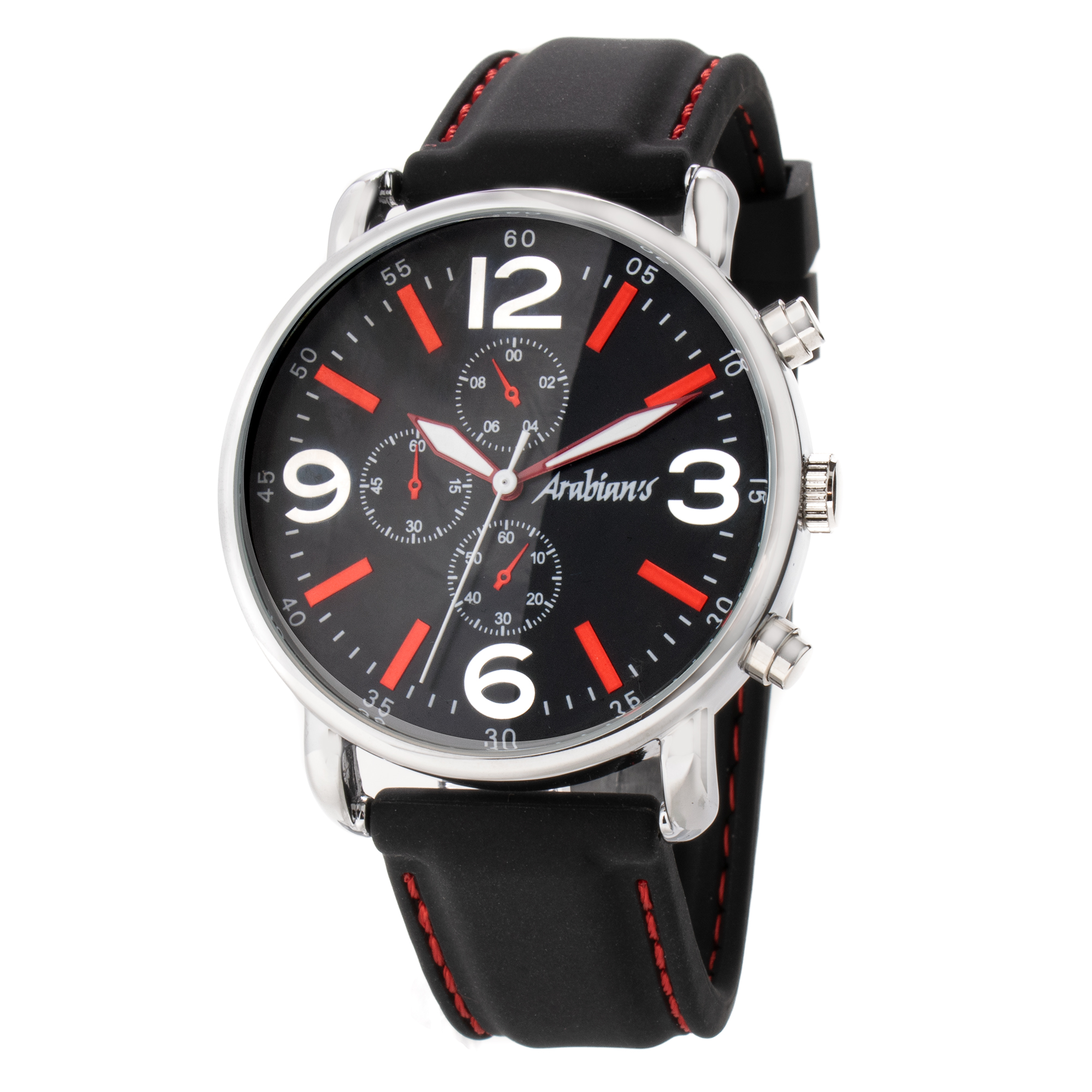 Arabians Reloj Hombre Analogico Cuarzo con Correa de Silicona HBA2259N