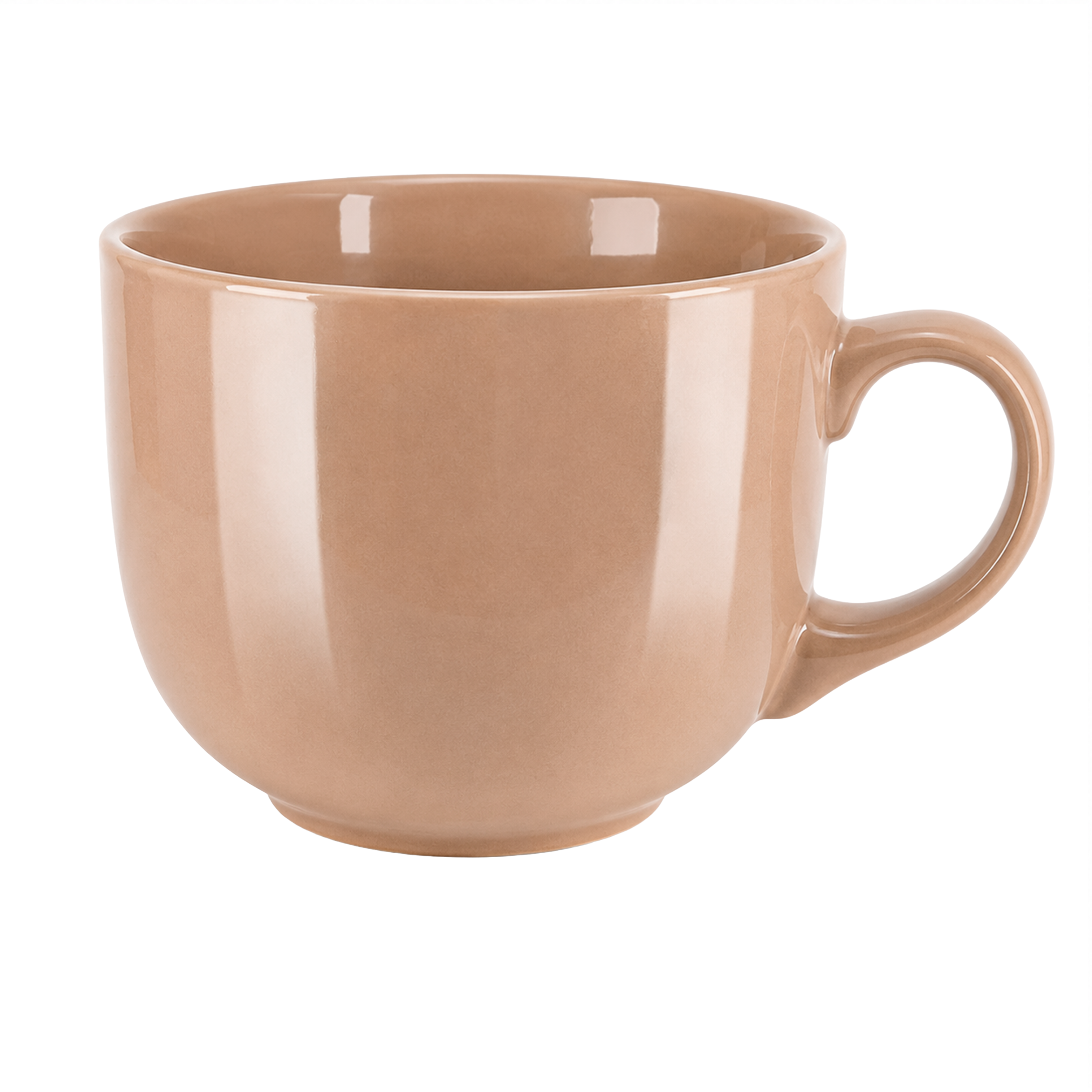 Tazas Jumbo Lunar de Gres 500 ml | Tazas de Desayuno Aptas para Microondas y Lavavajillas | Colores Azul, Gris, Beige y Verde