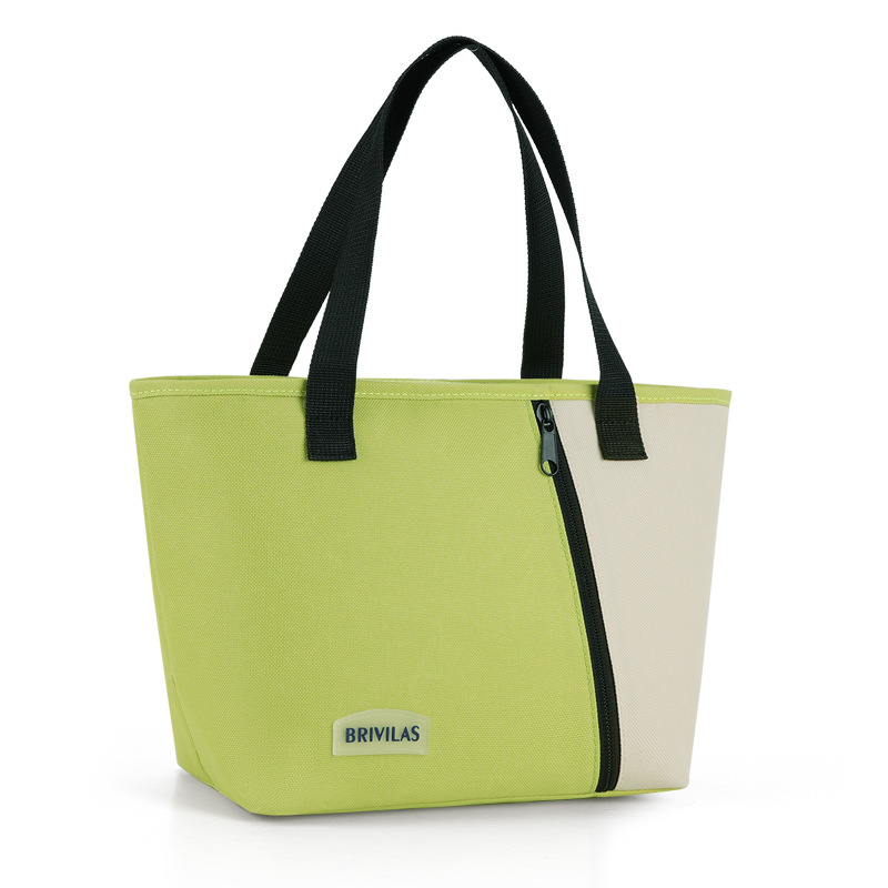 CA Bolsa de picnic portátil para exteriores con bolsa de hielo fresca para llevar comida y bebida, bolsa de almuerzo de gran capacidad, bolsa aislante, tendencia de dopamina