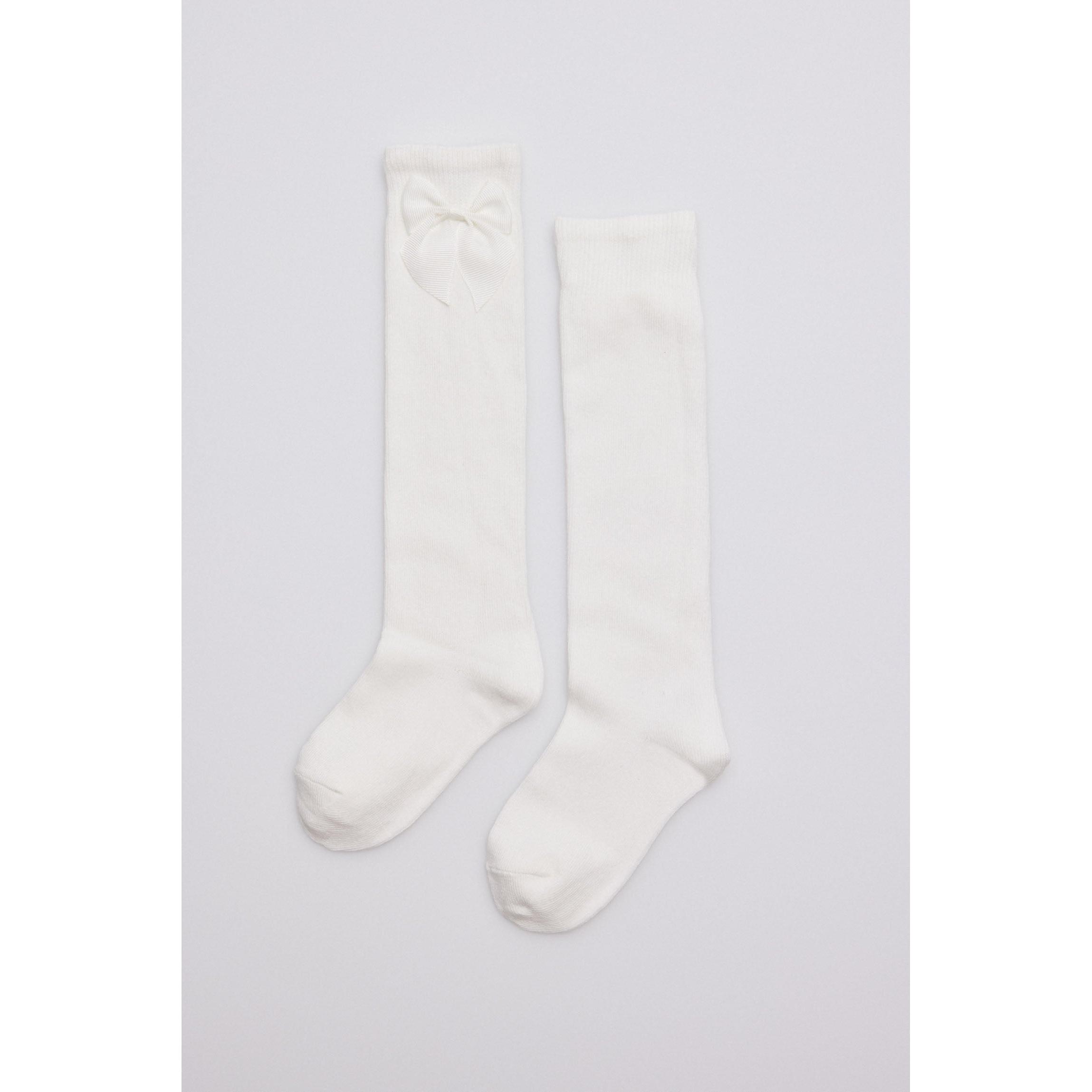 Ysabel Mora - Calcetines largos marfil
