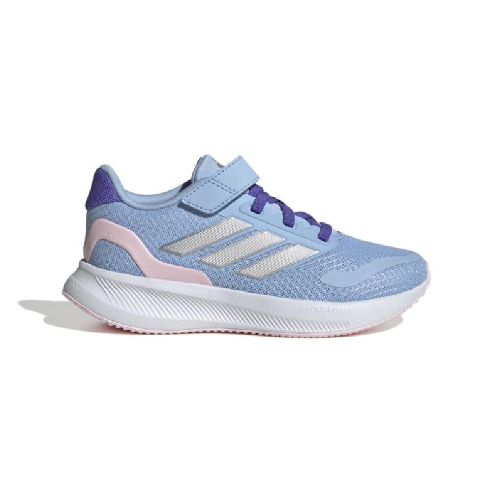 ADIDAS RUNFALCON 5 EL C JR VELCRO CELES/PLA/ROS