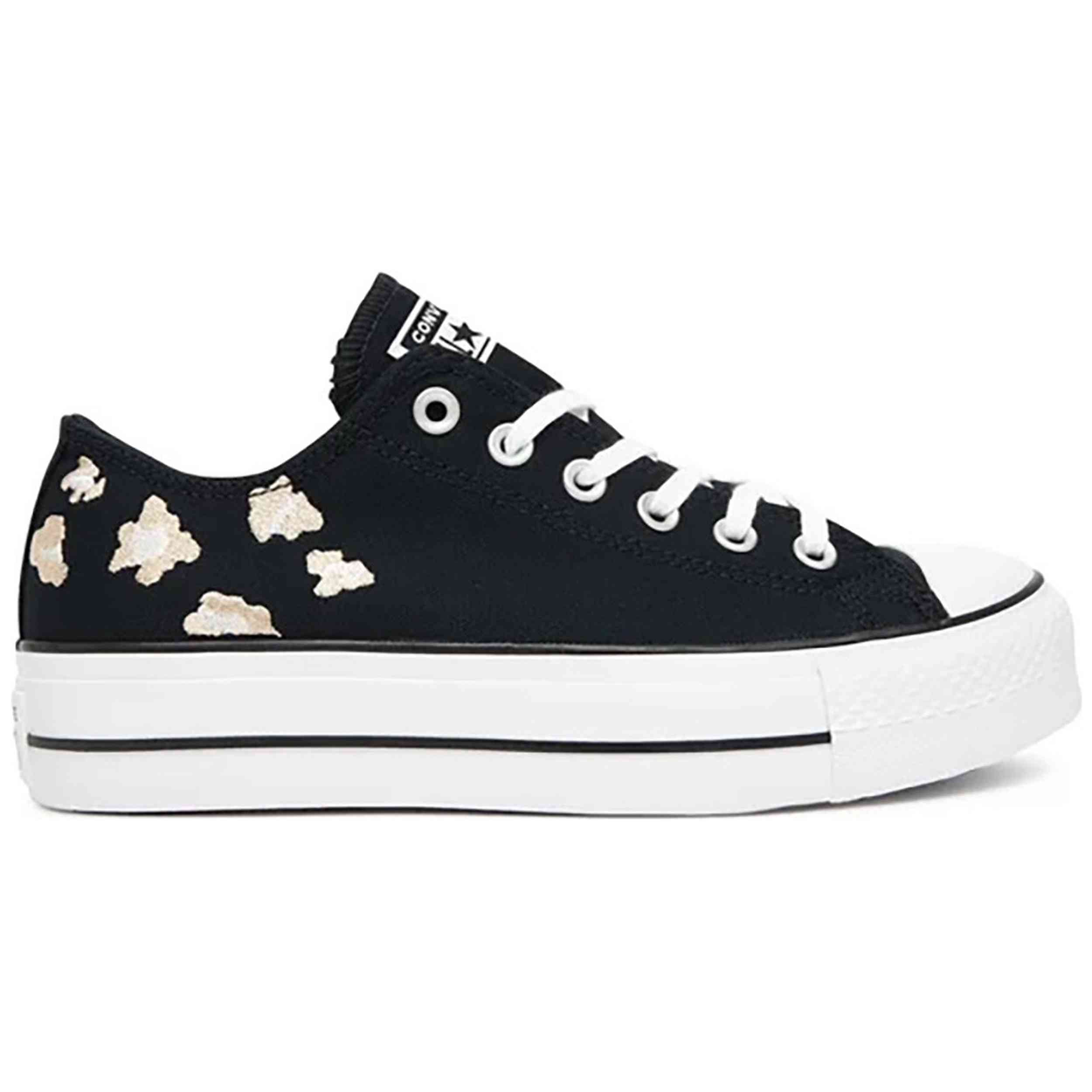Zapatillas Converse modelo Chuck Taylor All Star Lift para hombre y mujer en color Negro