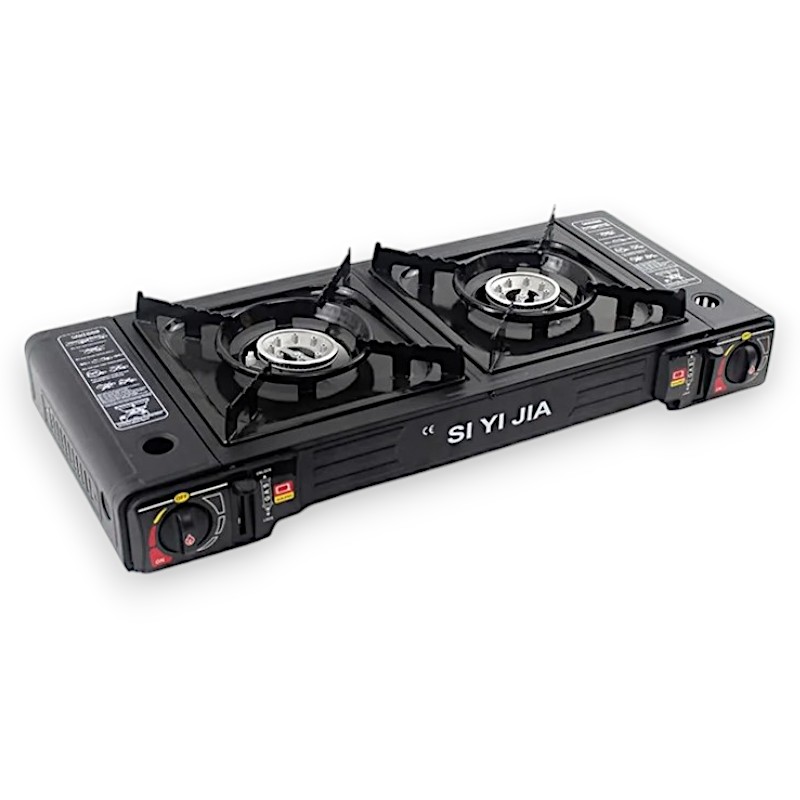 Cocina de Camping Portátil Quemador Dual | Karawan
