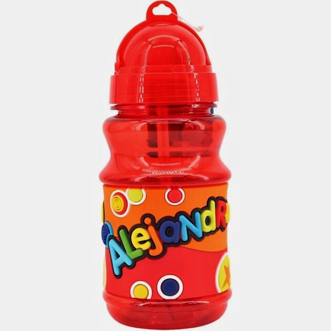 Panda Home Botella de Agua Con Nombre para Niños, 350 ml, Antifugas y sin BPA – Ideal para Colegio, Deporte o Viajes – Regalo Perfecto para Cumpleaños, Reyes (5-10 Años)