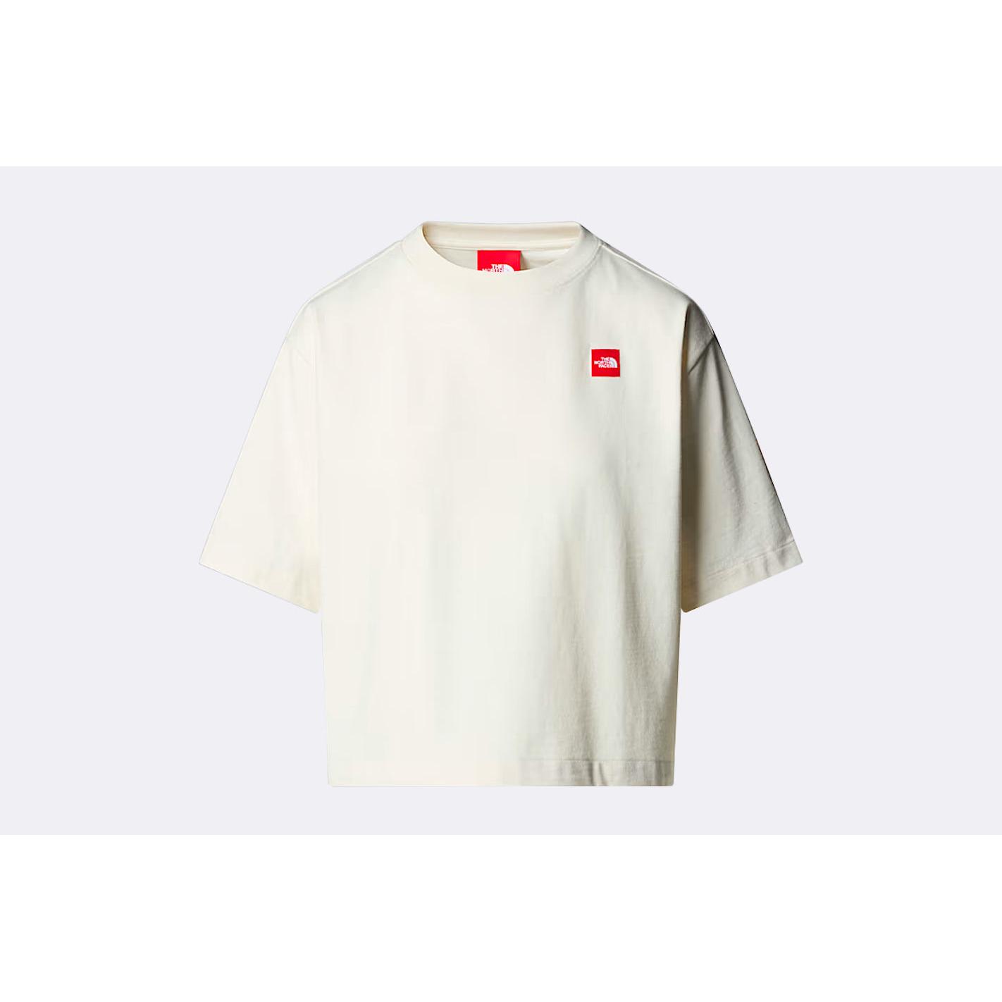 The north face women's wmns red box white dune short sleeve t-shirt