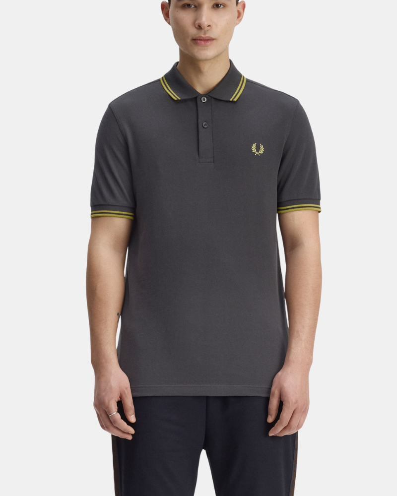 FRED PERRY M3600 Camisetas Manga corta Hombre Gris