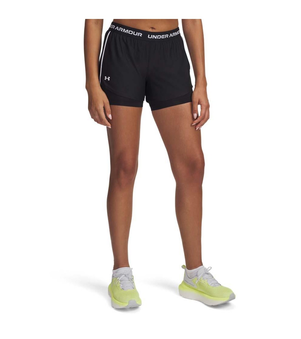 Pantalón Corto Mujer Under Armour Tech Play 1389895-001 Pantalones Deportivos Mujer Under Armour