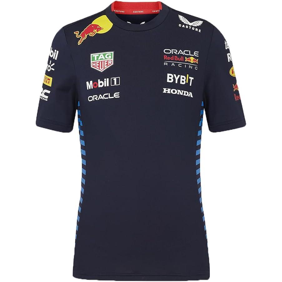 Camiseta niño Red Bull Racing Castore – Set Up Tee oficial F1 Teamline Night Sky