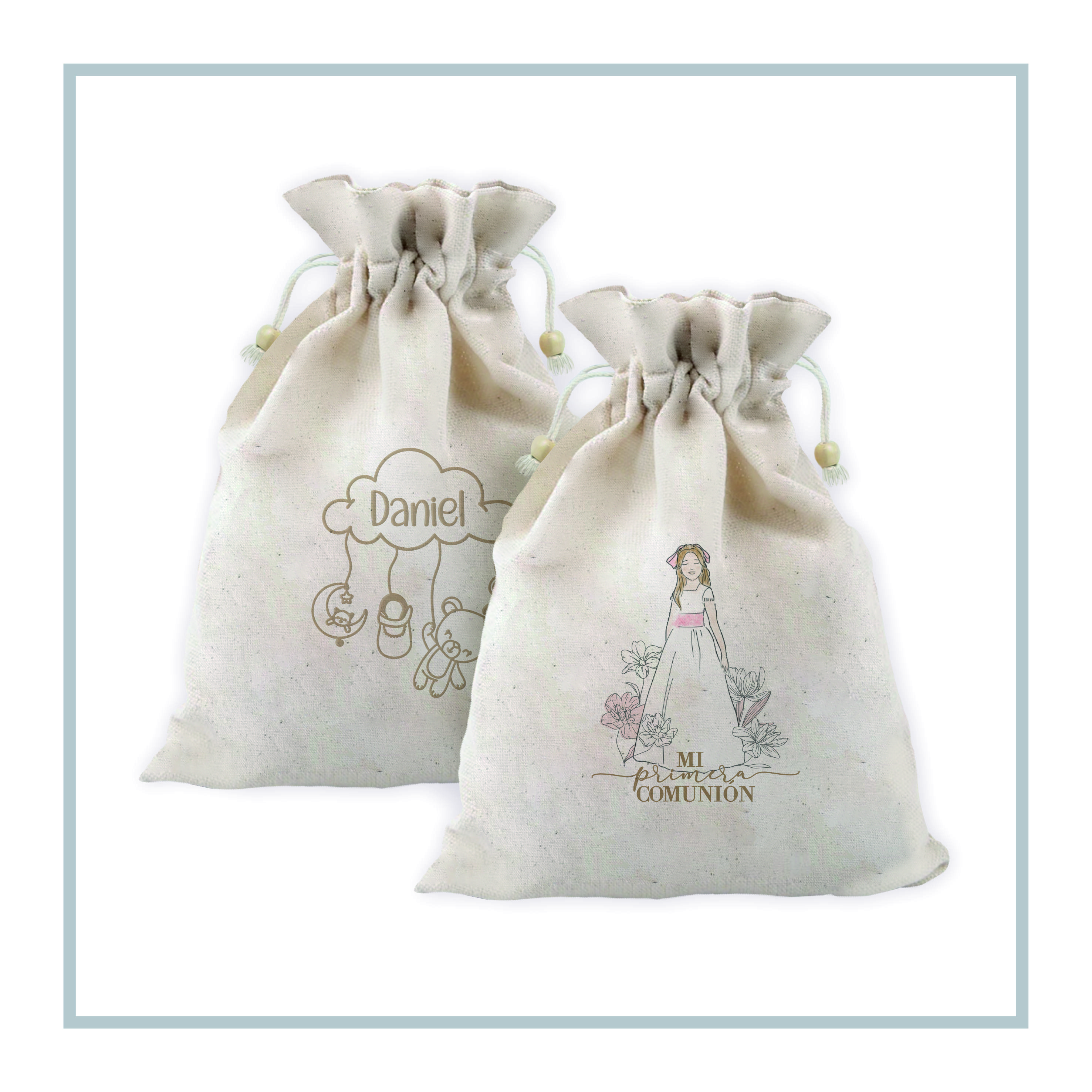 RegaloVip.es - Neceser personalizable, detalles de bodas, regalo invitados, neceser de algodón, hecho con amor, pesonalización, regalos de bodas, bautizos y comuniones, estilo natural, accesorios de algodón, regalos personalizados, original y únicos.