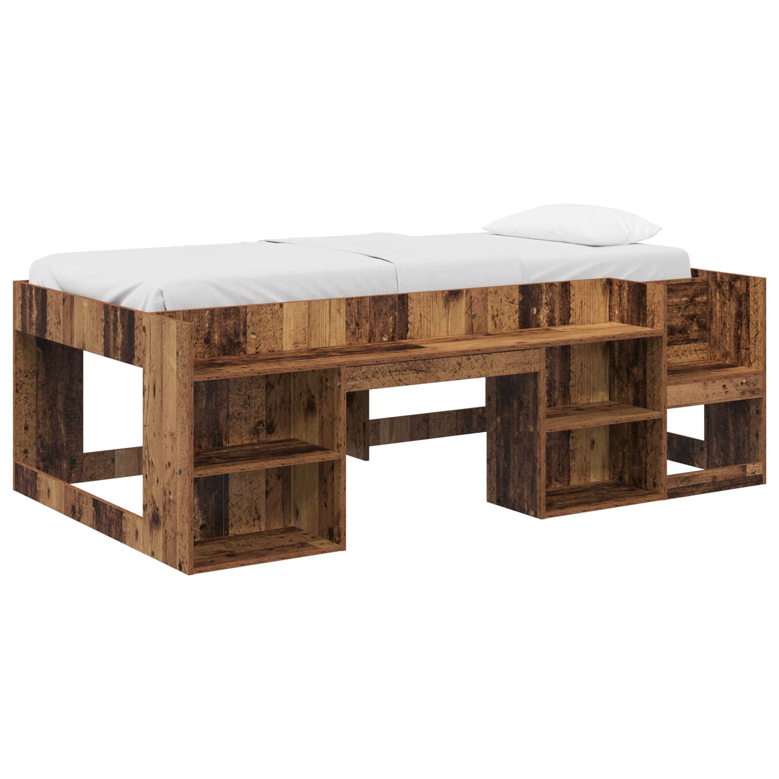 vidaXL Cama Infantil con Almacenamiento  80 x 200 cm Multicolor