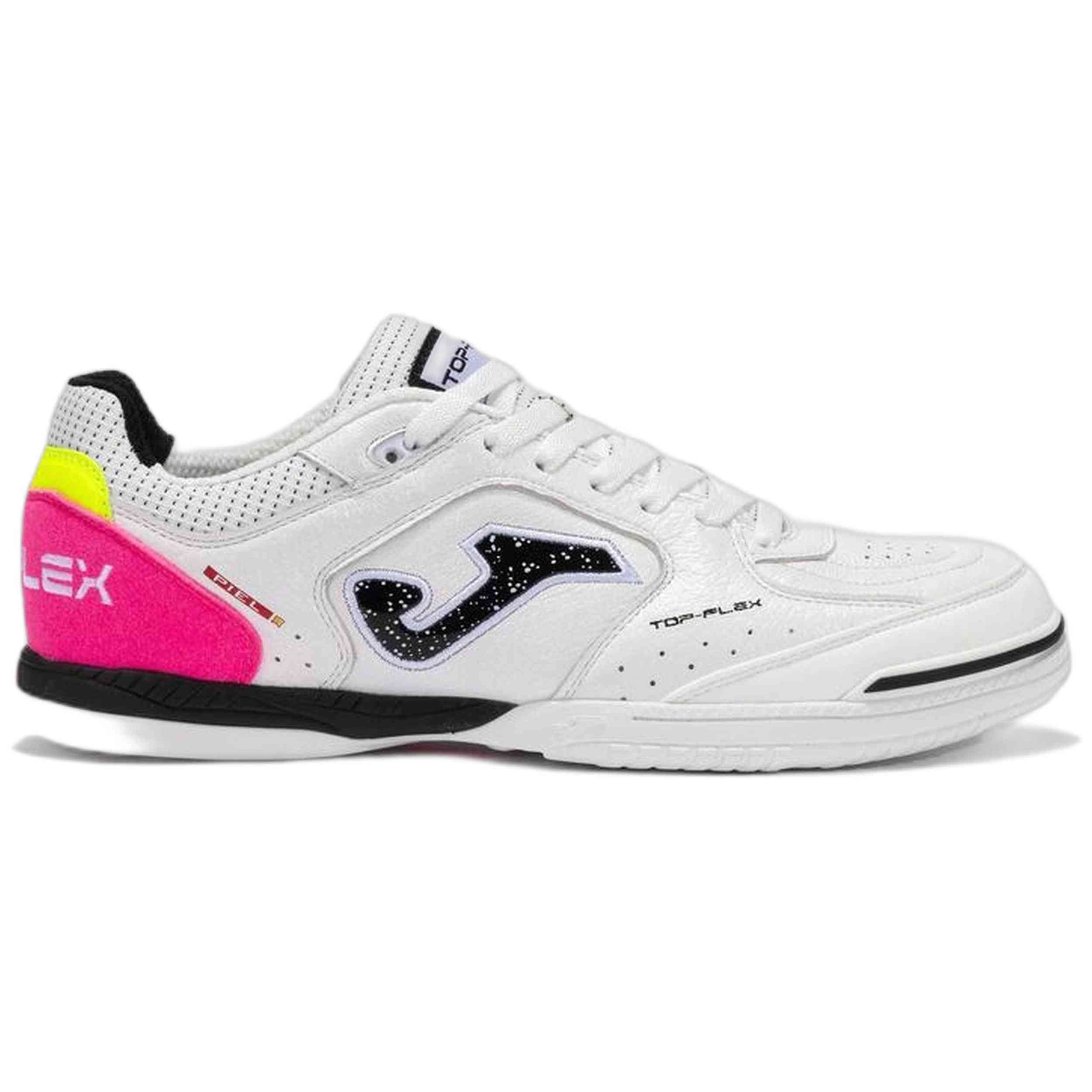 Botas De Futbol Sala Joma modelo TOPW2532IN para Hombre en color BLANCO NEGRO FUCSIA