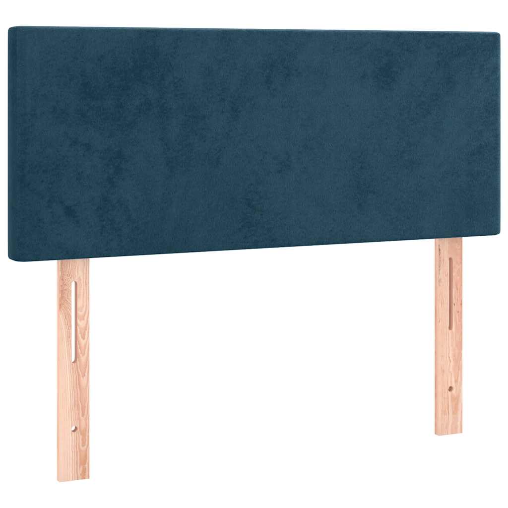 vidaXL Cabecero de terciopelo azul 100x5x78/88 cm
