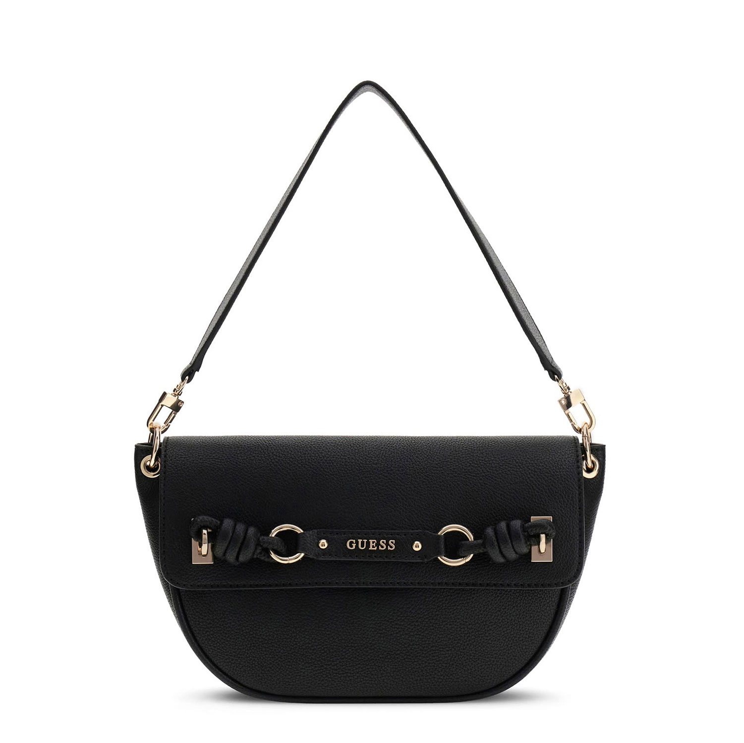 Guess..  Bolso Tote Giully Quilted Carryall Negro HWBG97 42190-BLA , para Mujer