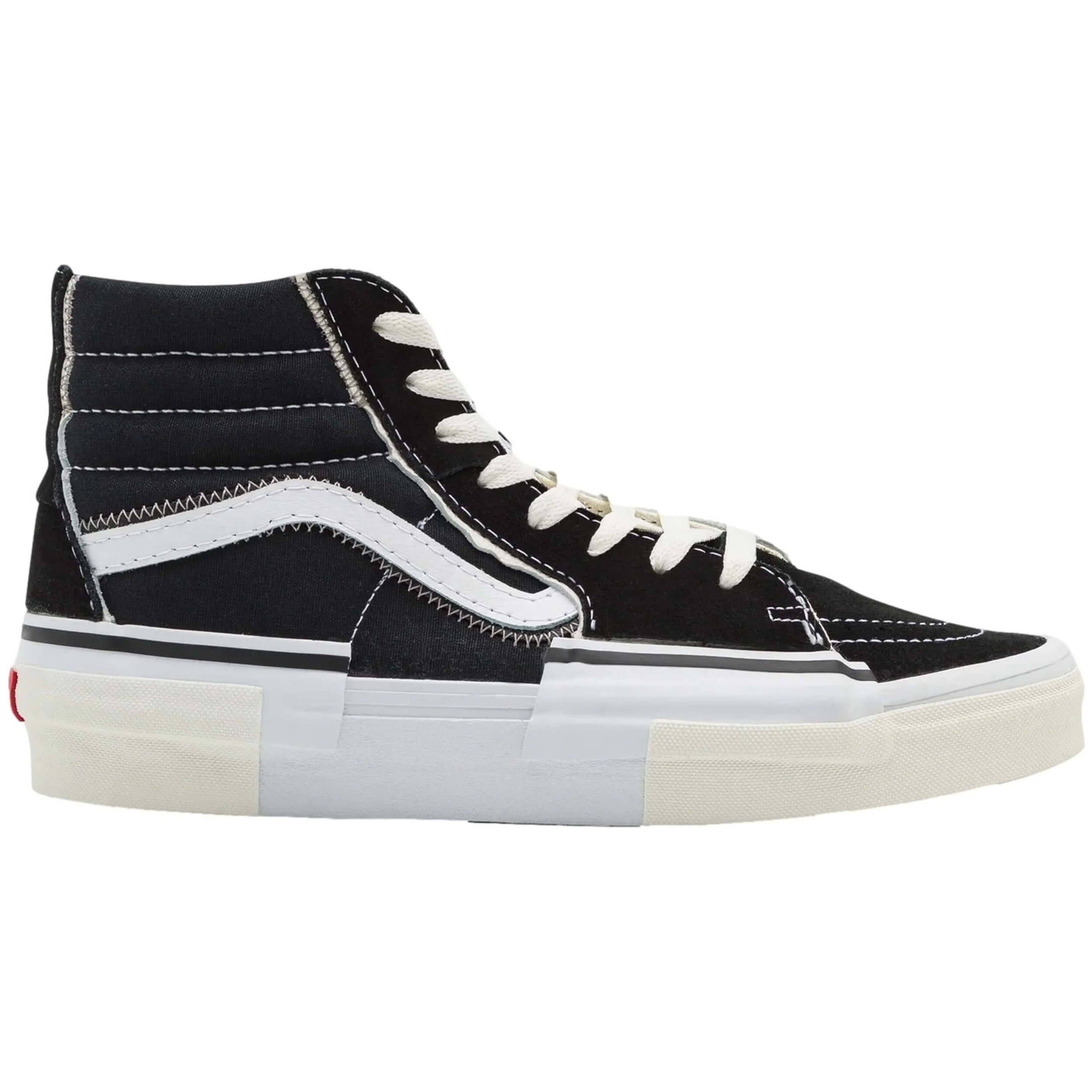 Calzado Vans modelo Ua Sk8-Hi Reconstruct en color Negro