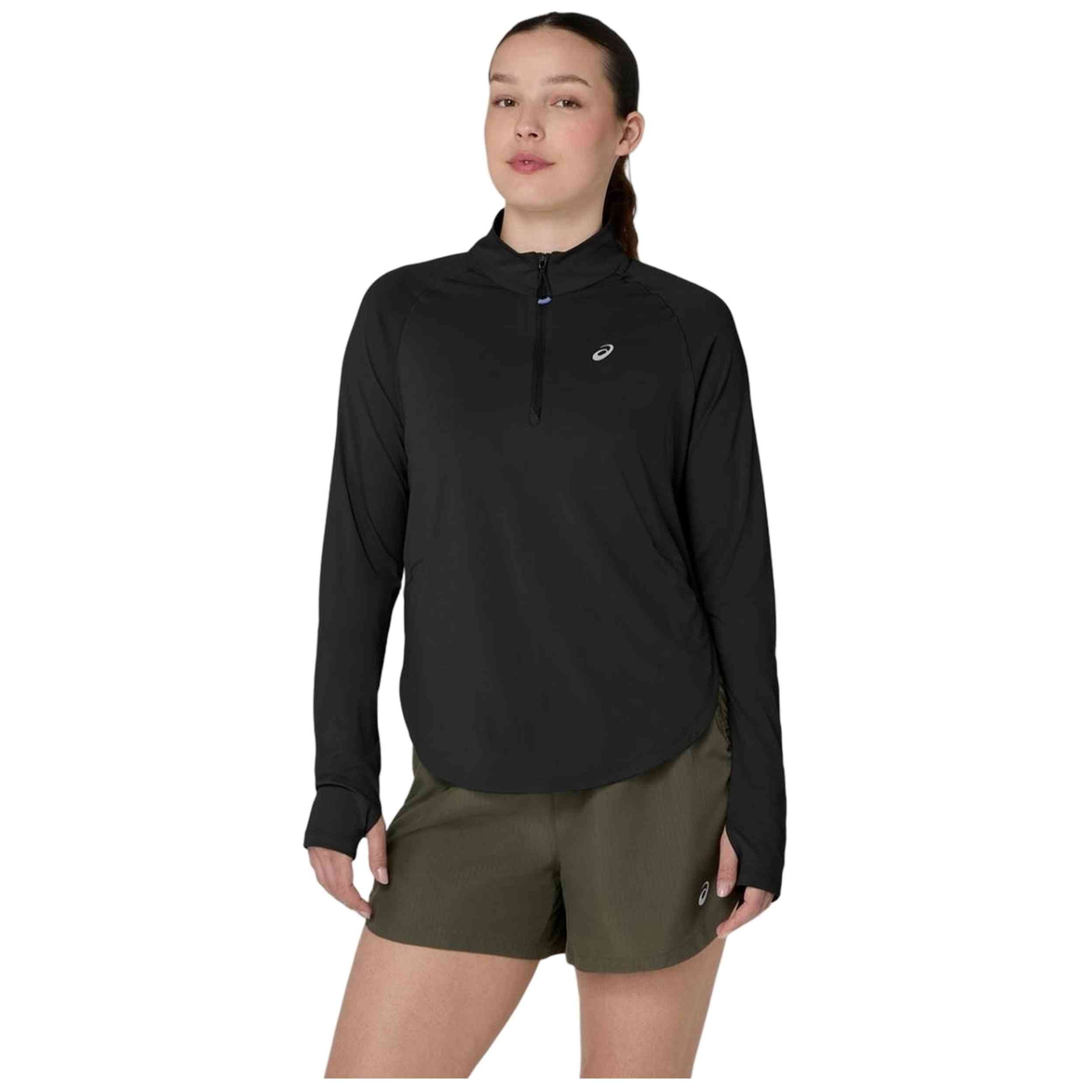 Sudadera Asics modelo 2012D365-001 para hombre y mujer en color Negro