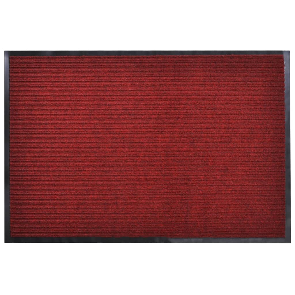 vidaXL Antideslizante Bienvenida Piso Felpudo Alfombra Entrada PVC 90X120cm Color Rojo,  Gris,  Negro y mas