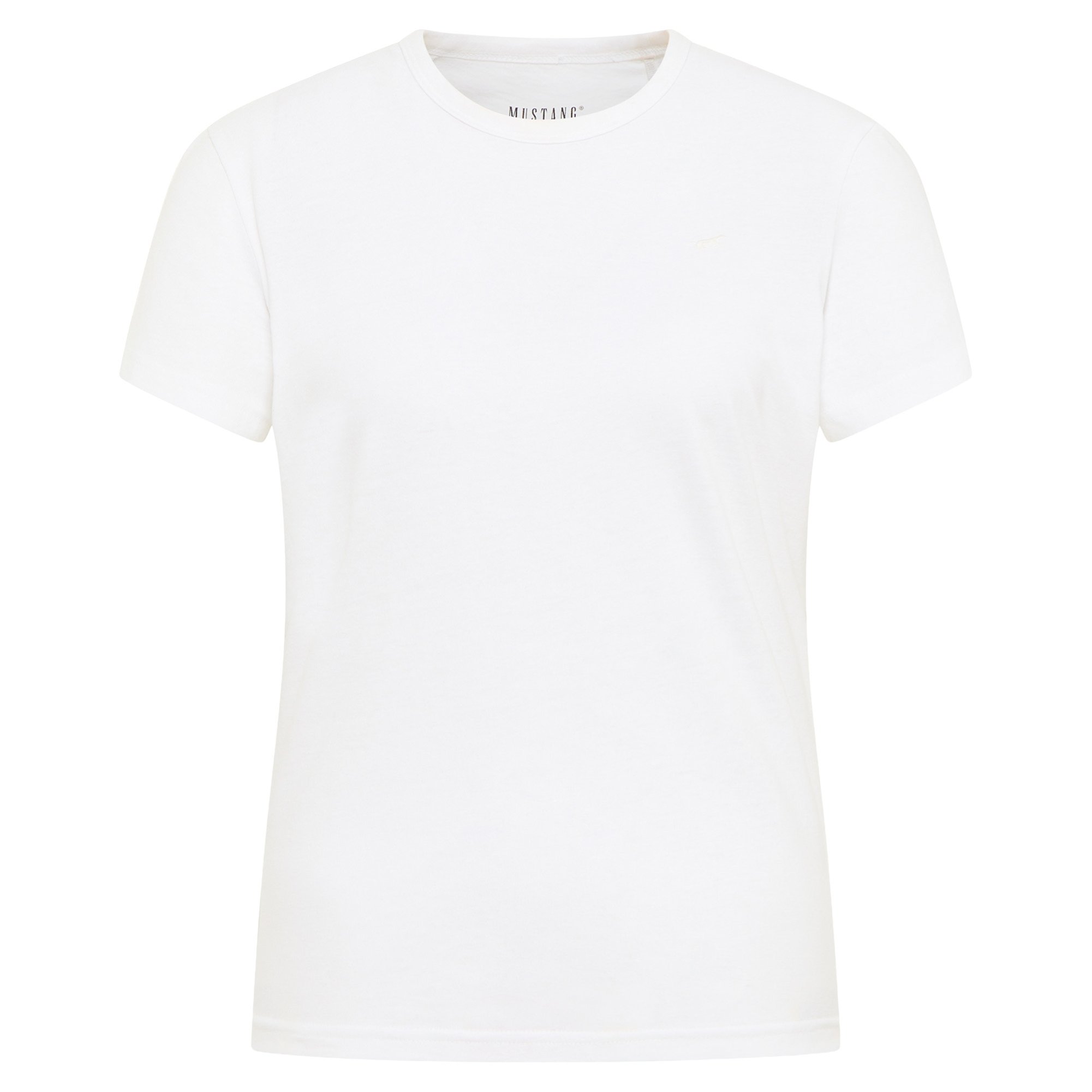 MUSTANG Camiseta de mujer - Ada, cuello redondo, manga corta, regular fit, básica, algodón Style Ada