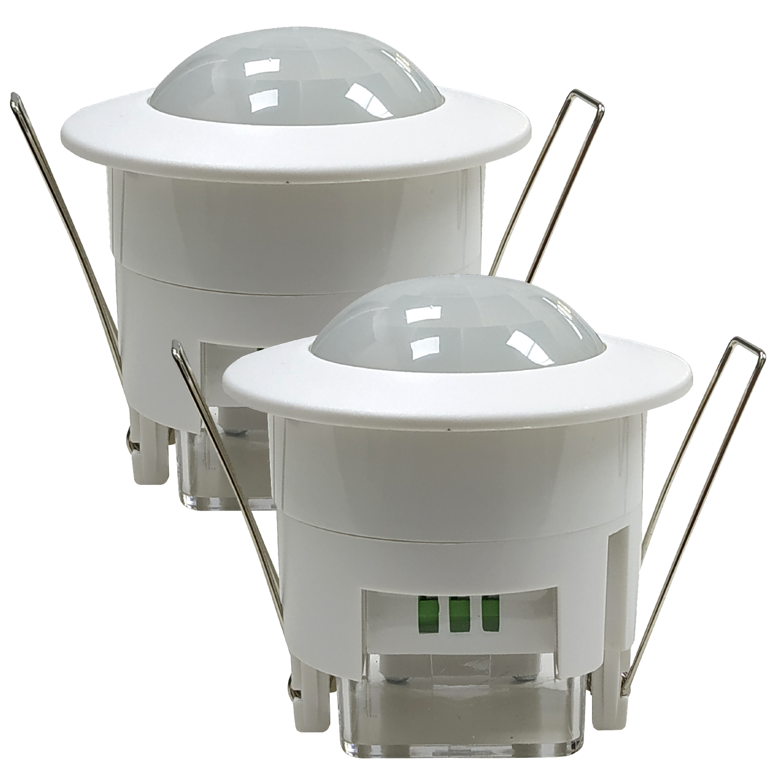 LED ATOMANT Detector de Movimiento Empotrable Techo, Sensor Lumínico Regulable, Alcance 6m, Ángulo Detección 360º, Ideal para Interiores, Pasillos, Escaleras, Iluminación Automática, Ahorro Energético, Instalación Sencilla, Diseño Compacto