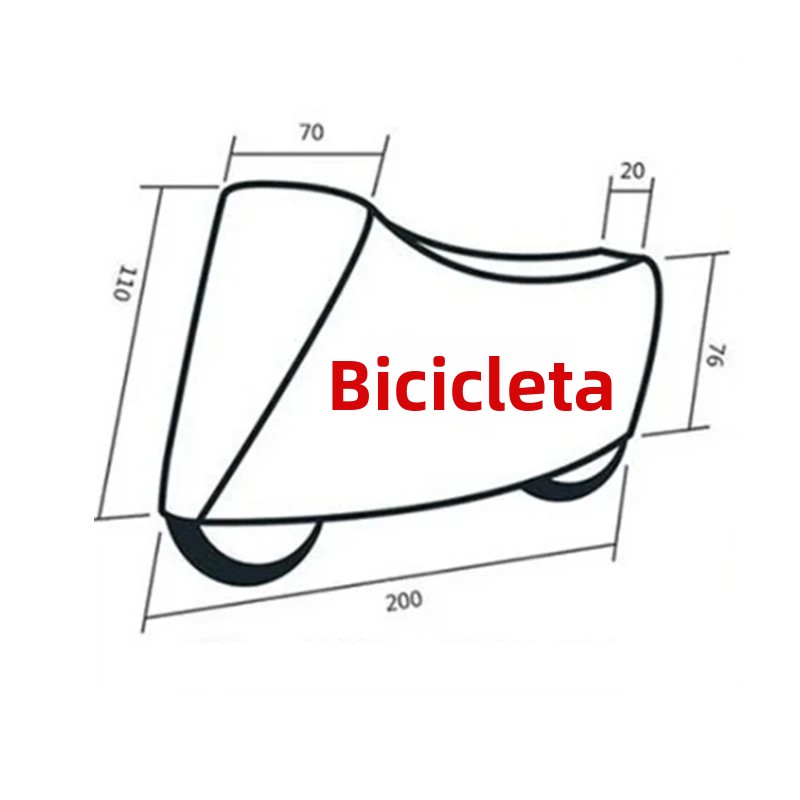 TK Cubierta Para Motocicleta Y Bicicleta Impermeable Y Anti-helado Protección UV Y Sol Cubierta De Scooter Resistente Al Polvo Para Exterior