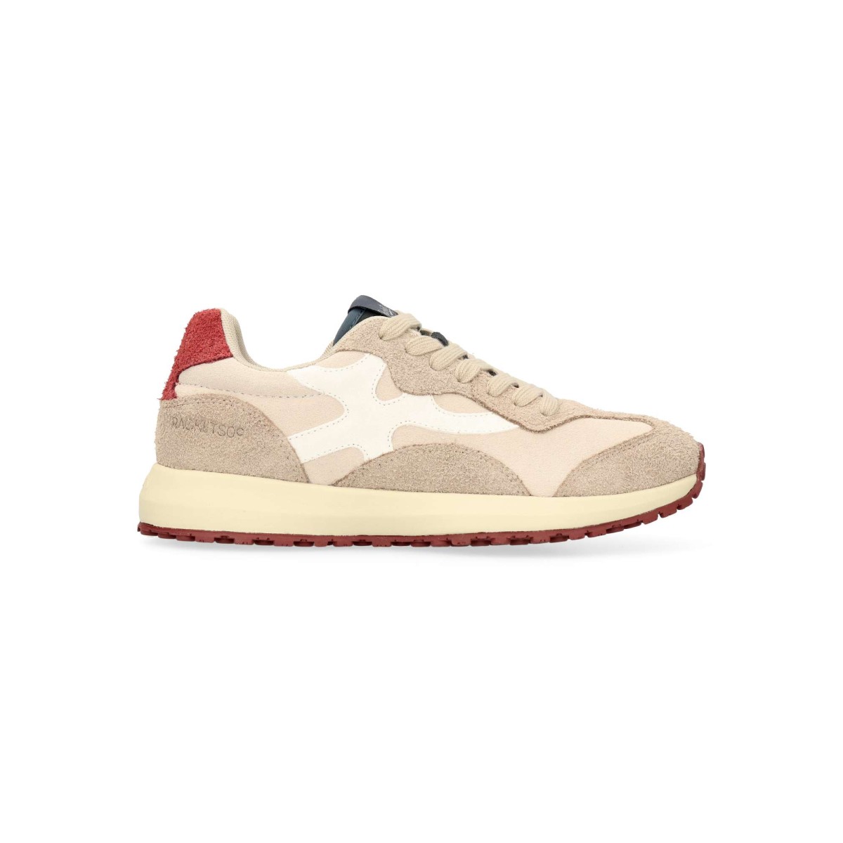 Silbon - Zapatillas deportivas hombre modelo Rackets09 de ante afelpado con suela de goma y plantilla acolchada extraíble estilo casual beige