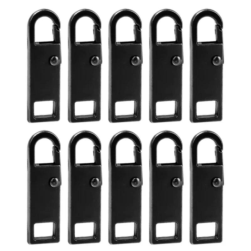 TK Kit De Reparación Instantánea Para Cremalleras Metálicas 5/10PCS Deslizador De Cremallera Desmontable Para Costura DIY Ropa Maletas Bolos Universal