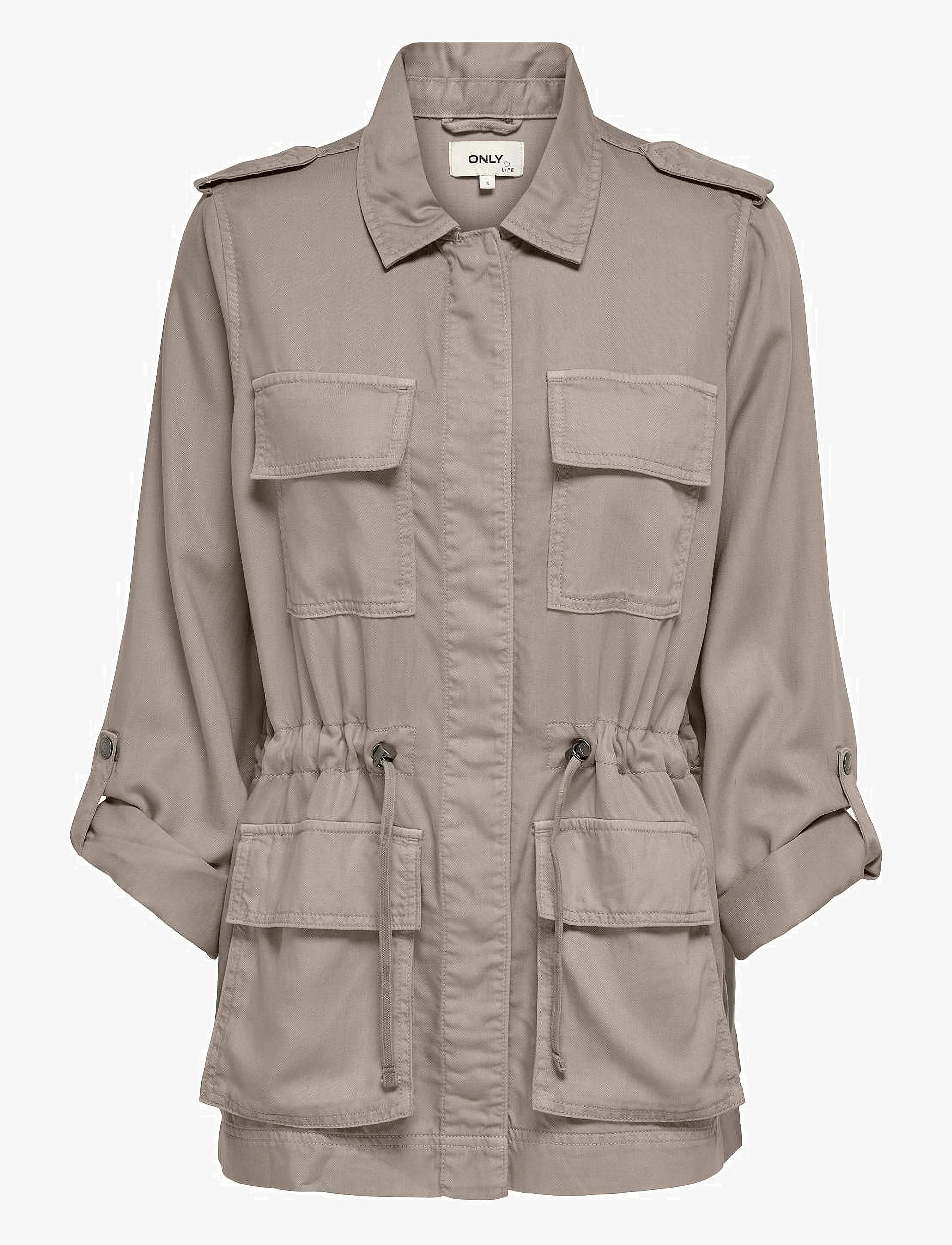Only mod. 15348711 Sobrecamisa m. 3/4 Lyocell con bolsillos
