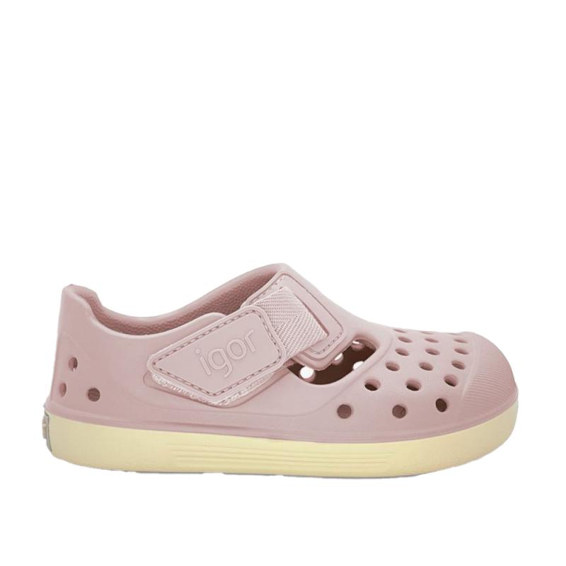 Igor - Zapatillas sneakers para niña Igor S10369 en tono rosa, suela flexible y amortiguación ligera, perfectas para correr y jugar al aire libre