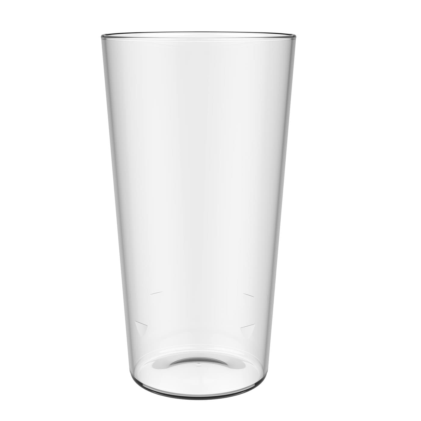 MONOUSO | Vaso Reutilizable Durable SAN Pinta Cerveza 600ml (5 Uds)