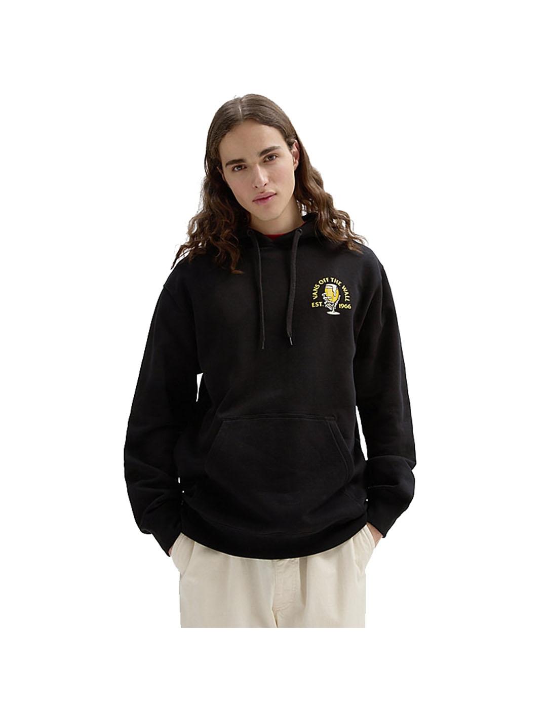 Sudadera Hombre Vans The Coldest Negra - Felpa de Algodón