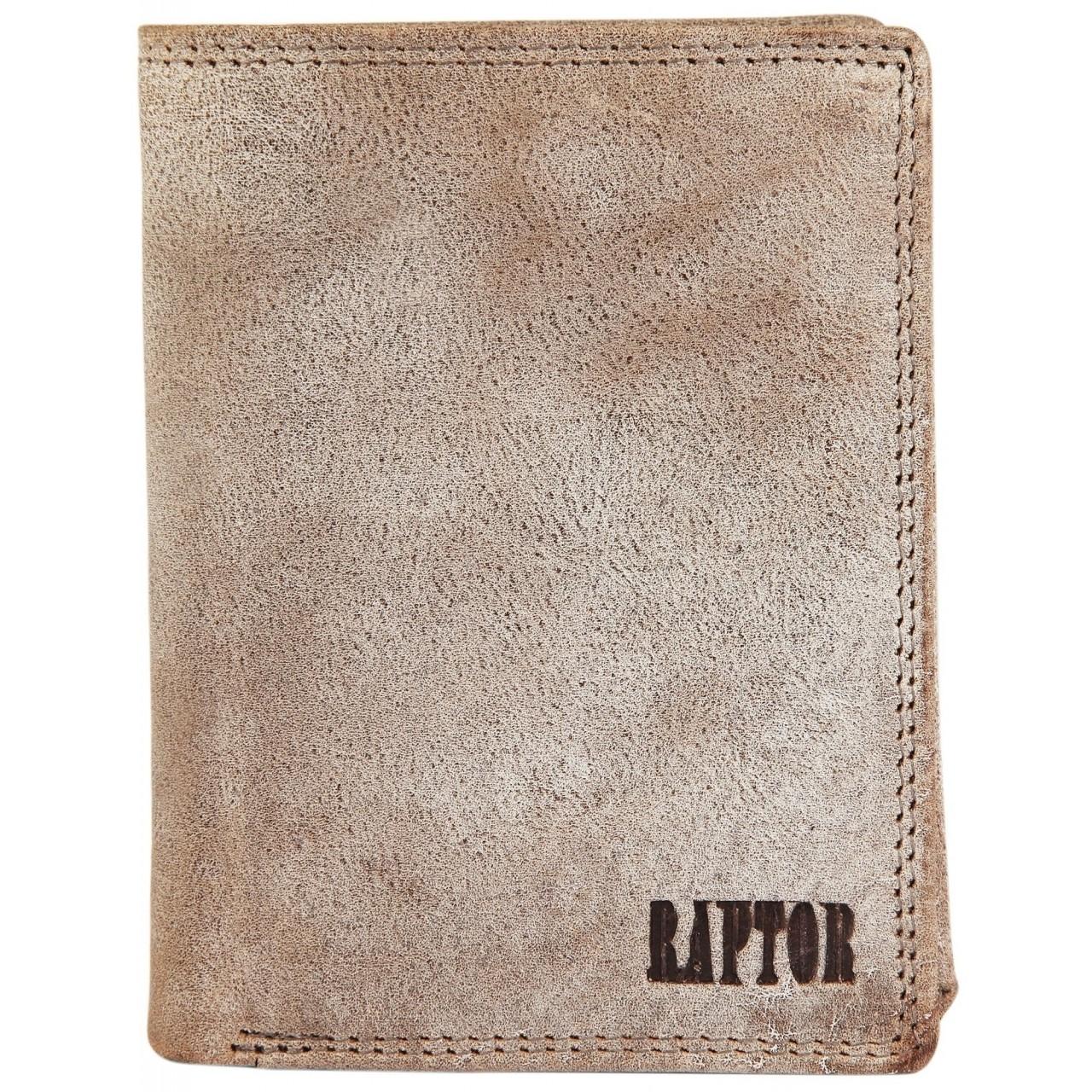 RAPTOR® Cartera Hombre em Couro Genuíno