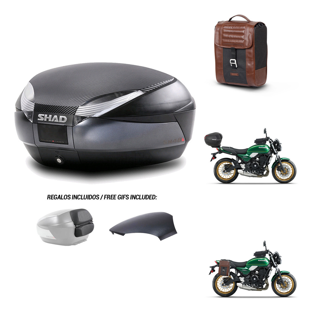 Alforja Sr38 + Herraje Sr + Herraje Baul KIT-578448