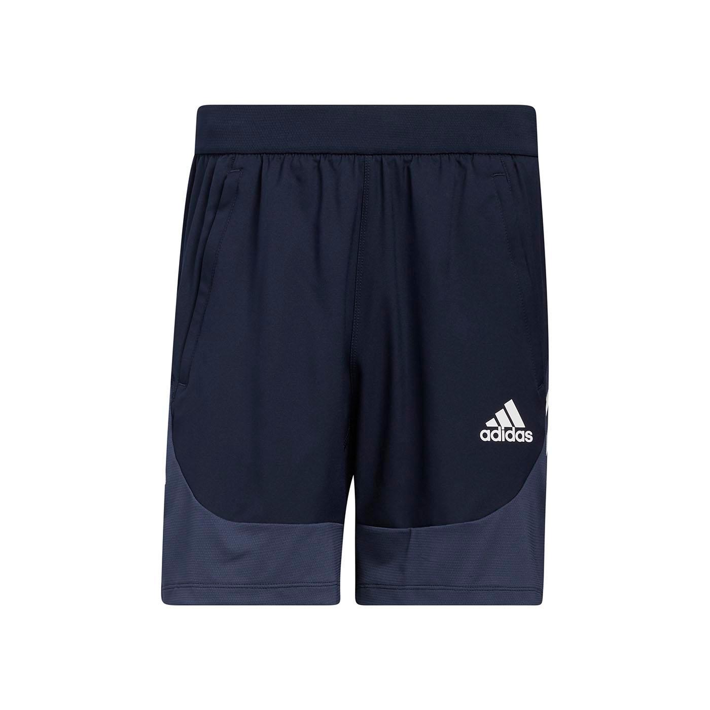 Pantalón Corto Hombre Adidas Aero 3S Marino - Corte Clásico