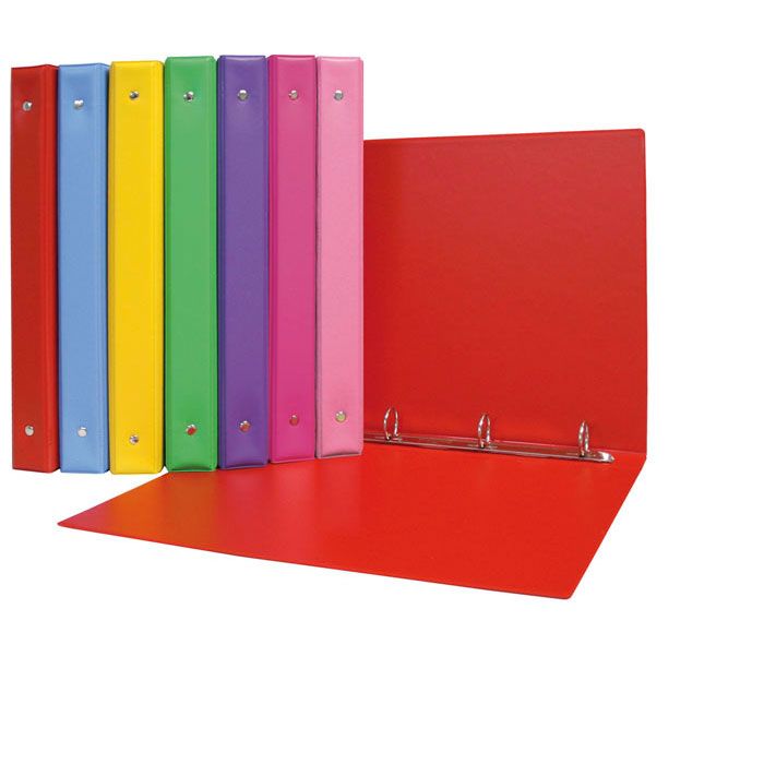 GRAFOPLAS CARPETA FOLIO 4 ANILLAS COLORS PVC ROSA CLARO VARIOS PAPELERIA