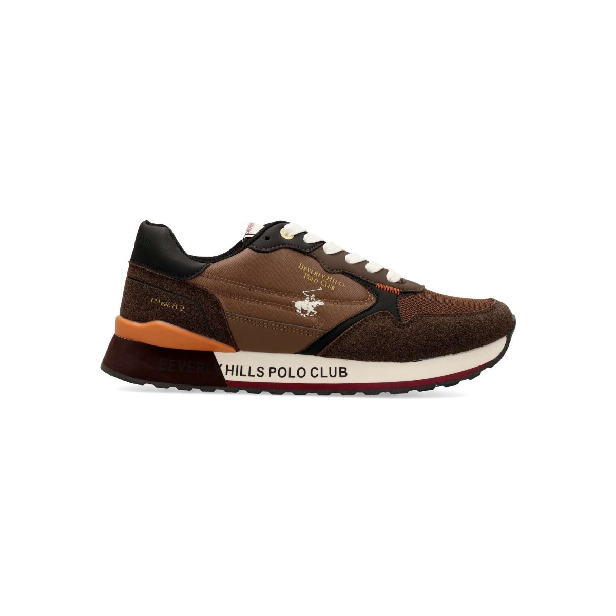 POLO - Zapatillas deportivas King Power Mix para hombre, estilo casual vintage de piel sintética y textil con mediasuela EVA y suela de goma
