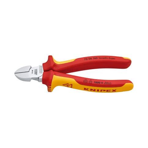 Alicate Corte Diagonal 160mm. 70 06 160 KNIPEX
