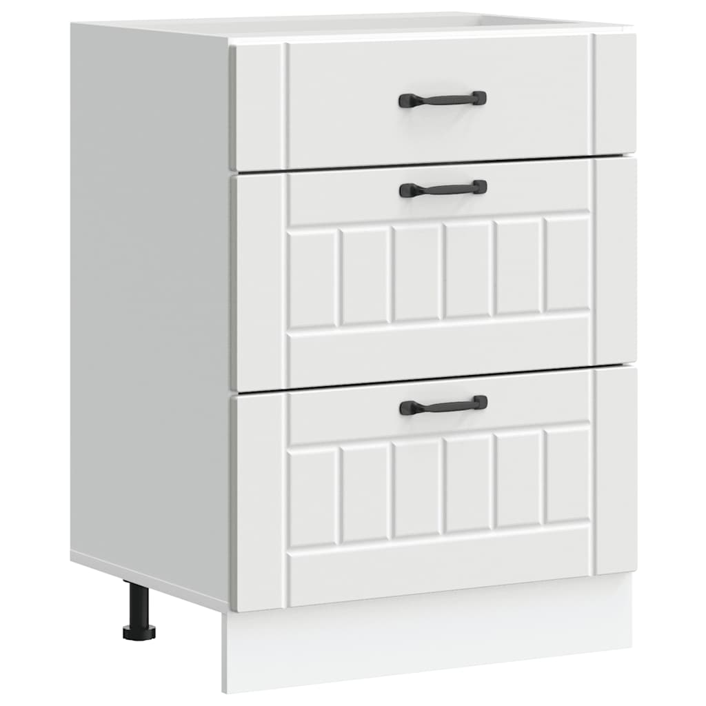 vidaXL Mueble bajo de cocina Lucca madera de ingeniería 60 x 46 x 81.5 cm Multicolor