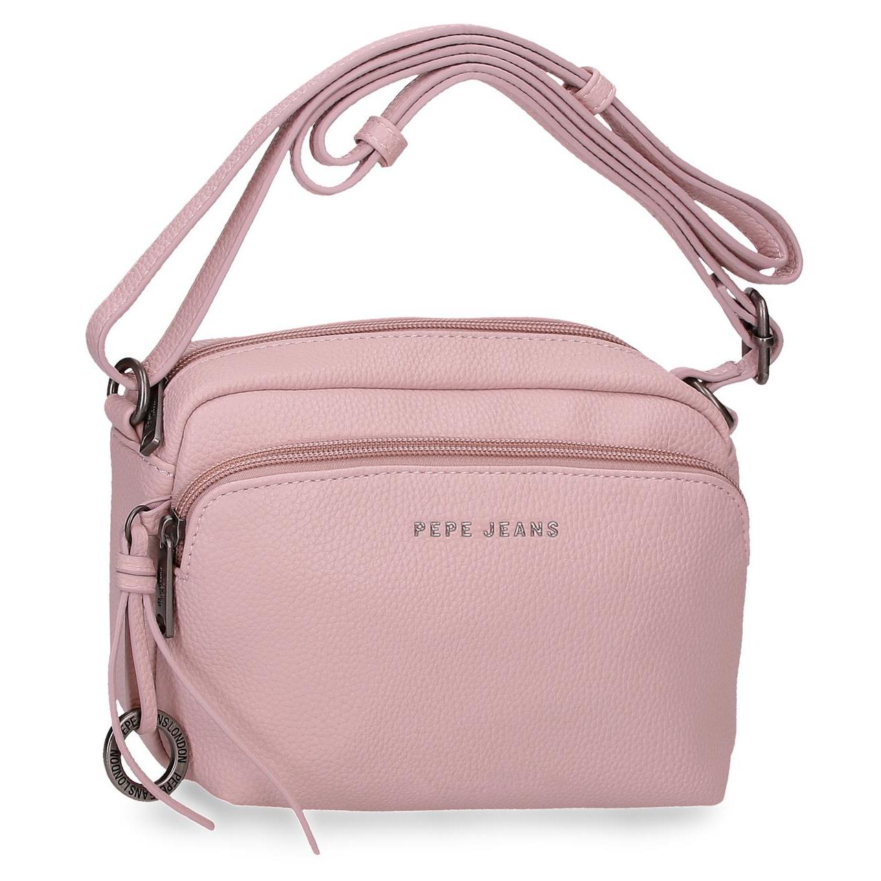 Bolso Bandolera de Mujer Pepe Jeans Colección Paola, Fabricado en PU con Compartimento Amplio y Bolsillo Interior con Cremallera