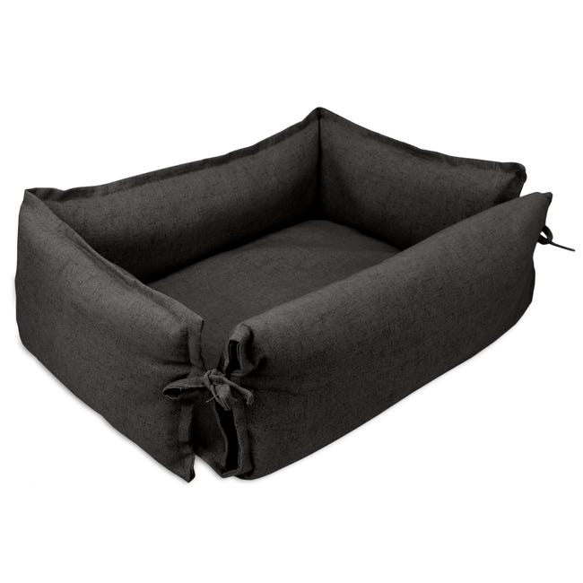 EasySpeed Asiento de Coche para Perro, Cuna de Viaje, 75x50 CM, Cama de Auto para Mascotas, Cómoda, Segura, Fácil Instalar