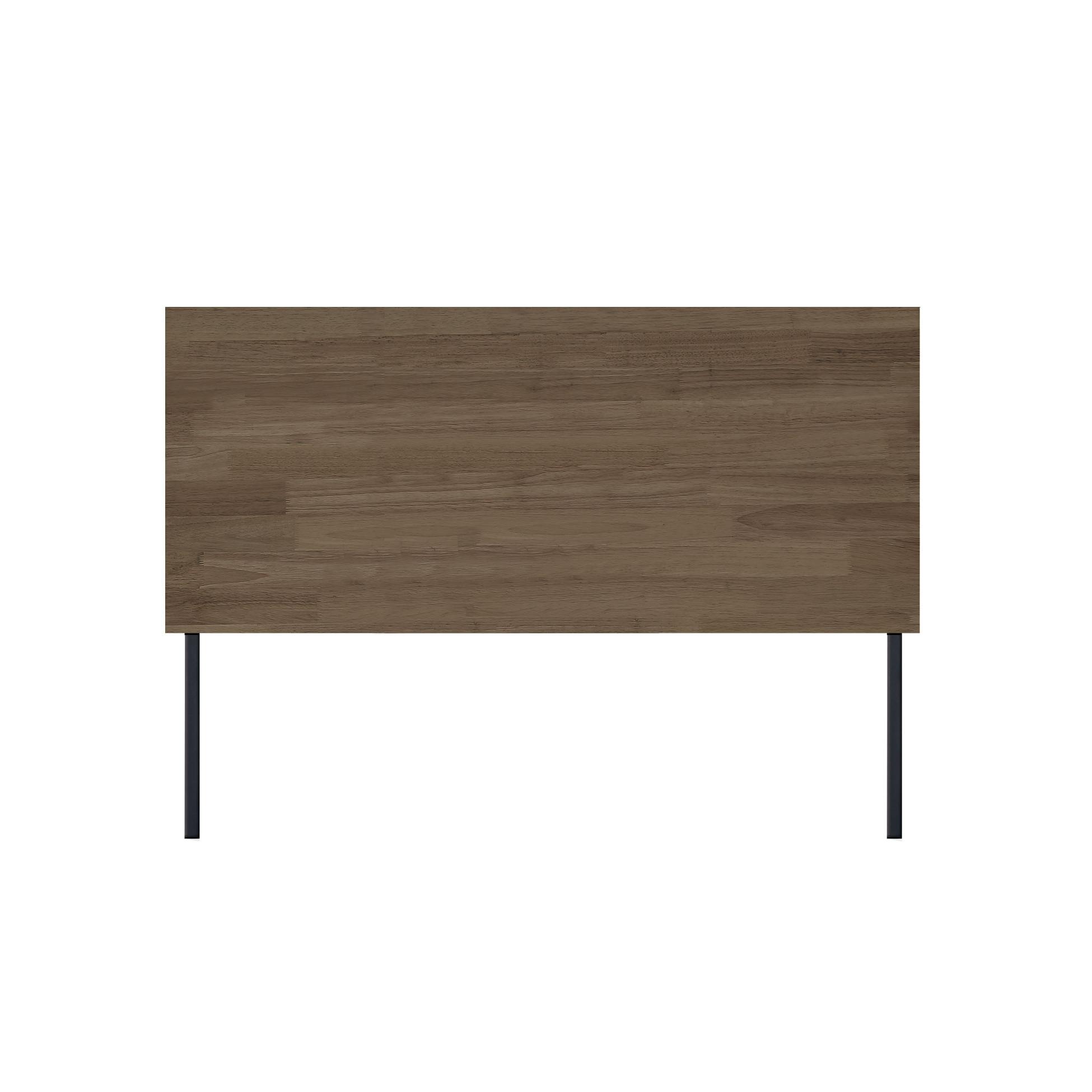 Cabecero de cama 100 industrial roble American negro, estilo industrial, medidas 100x36x125 cm Fijalo