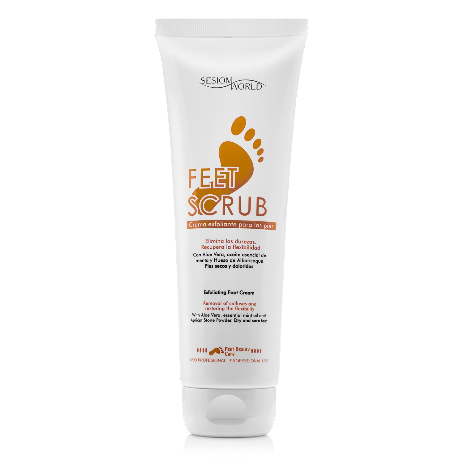 CREMA EXFOLIANTE PARA PIES FEETSCRUB HUESO ALBARICOQUE 250ML