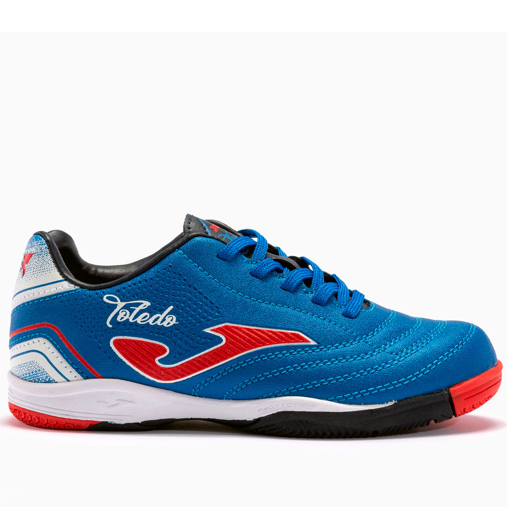 Zapatillas fútbol Sala Joma Toledo Jr 23 Indoor Junior Royal Rojo 105715  Calzados DEPORTES FUTBOL-SALA Joma MARCAS