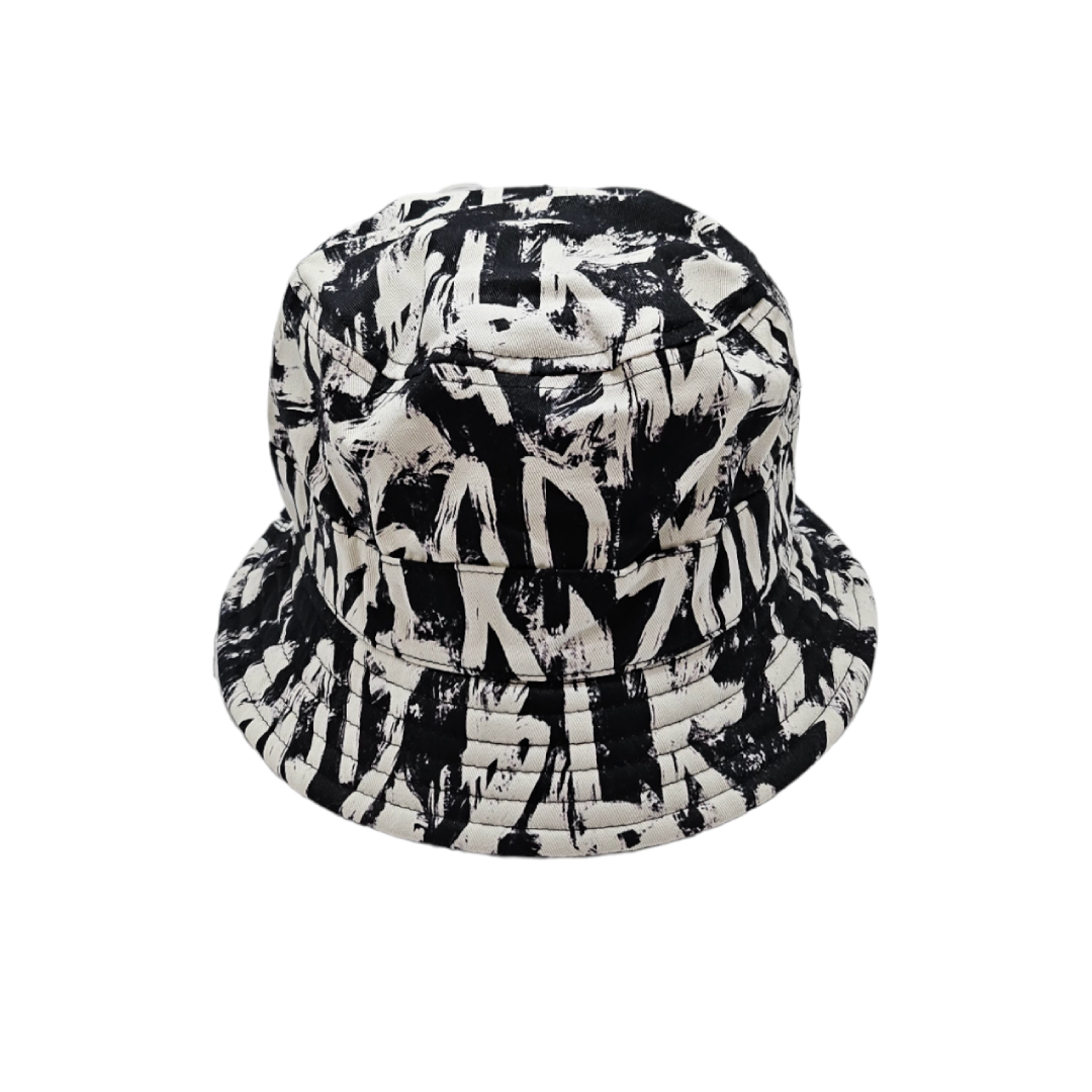 Sombrero Cubo Gorro Pescador con Diseño de Graffiti NYC Estampado, Protección Solar Bucket Hat para Hombre Mujer - Kebedo Moda