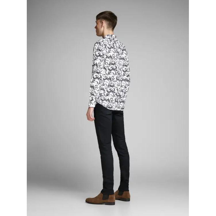 Jack & Jones mod. 12148054 Camisa con estampado hojas