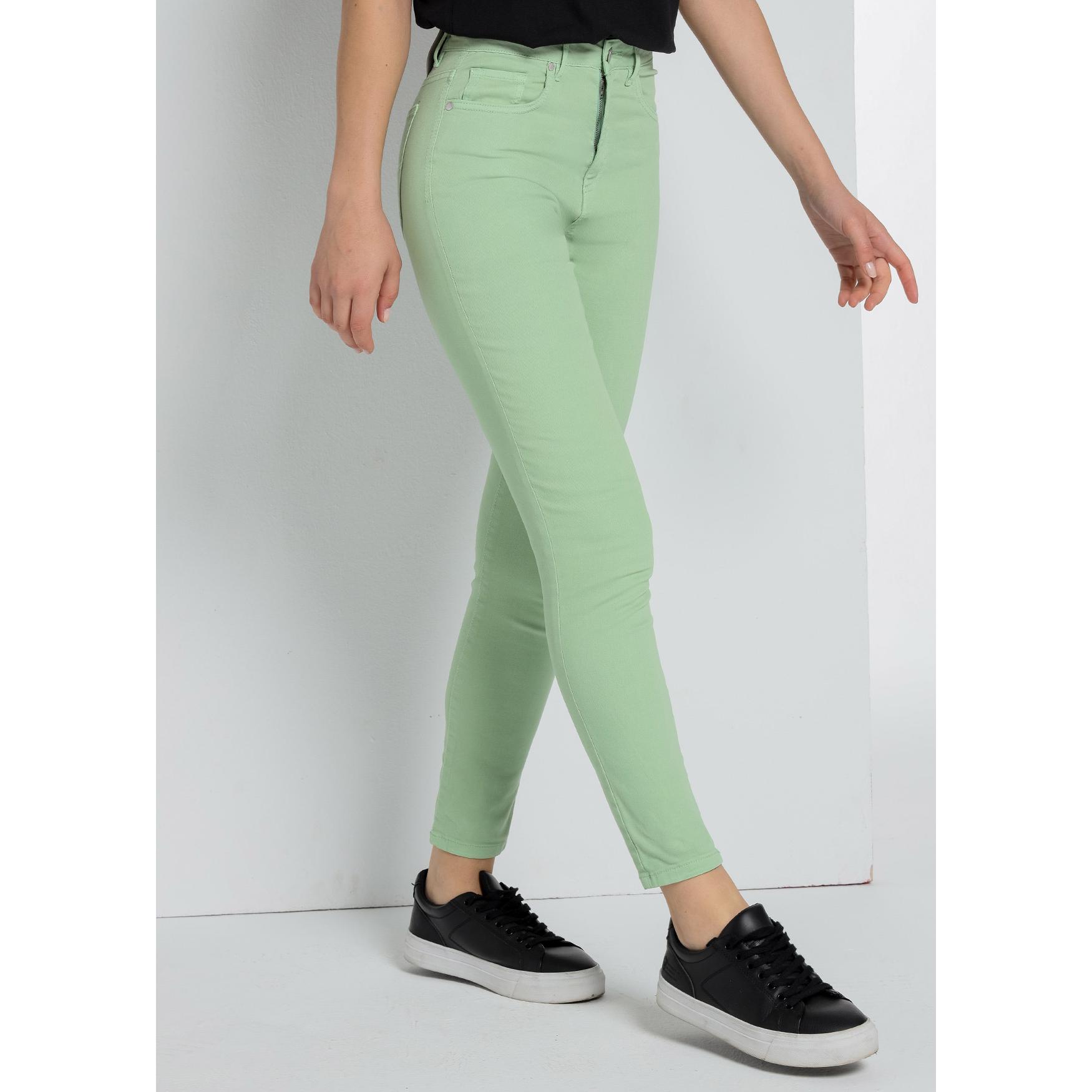 Victorio & Lucchino - Pantalon color - Caja Media - High Waist Skinny - Tallaje en Pulgadas- Tallaje en Pulgadas