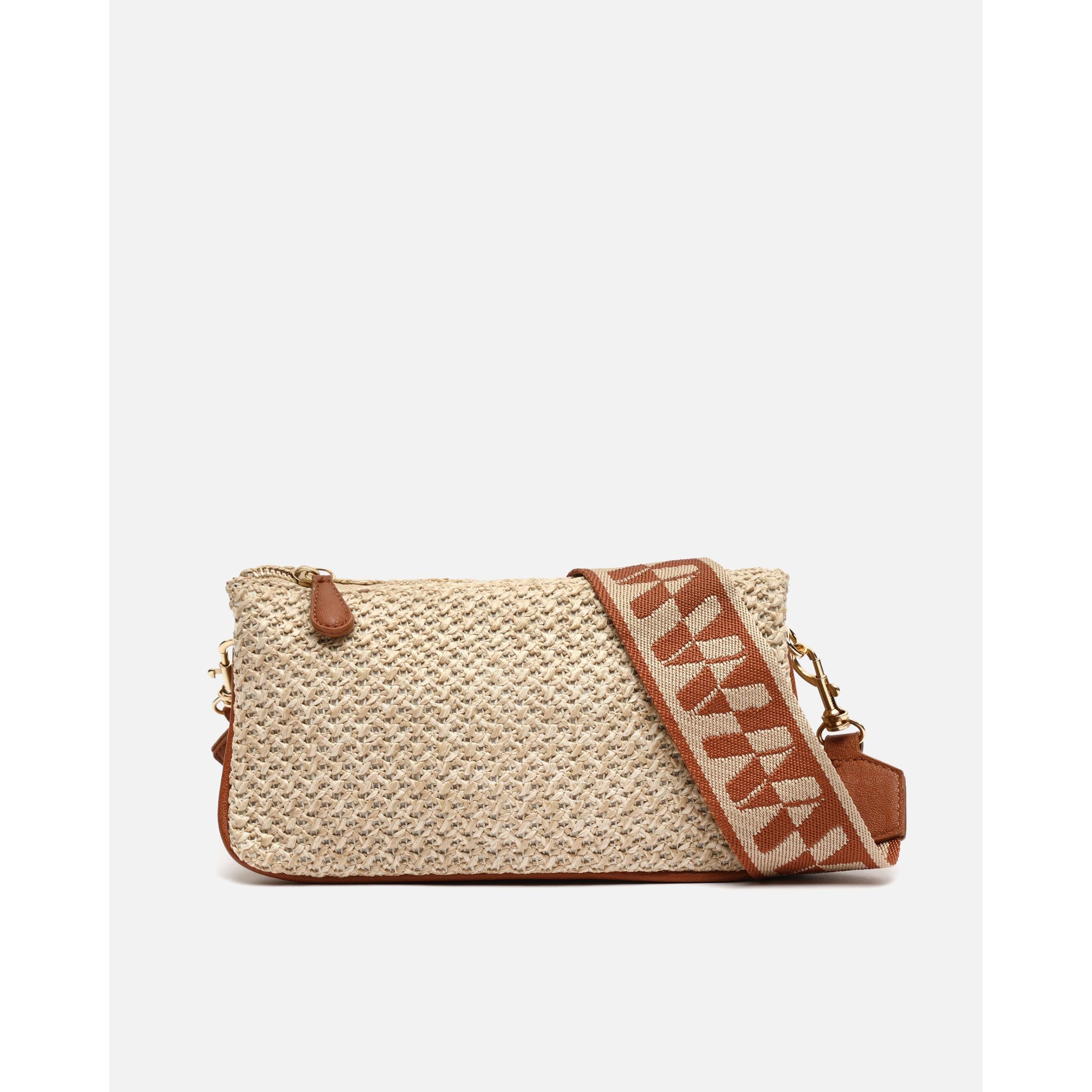 Raleni bolso bandolera efecto rafia Raffia / Playa Misako
