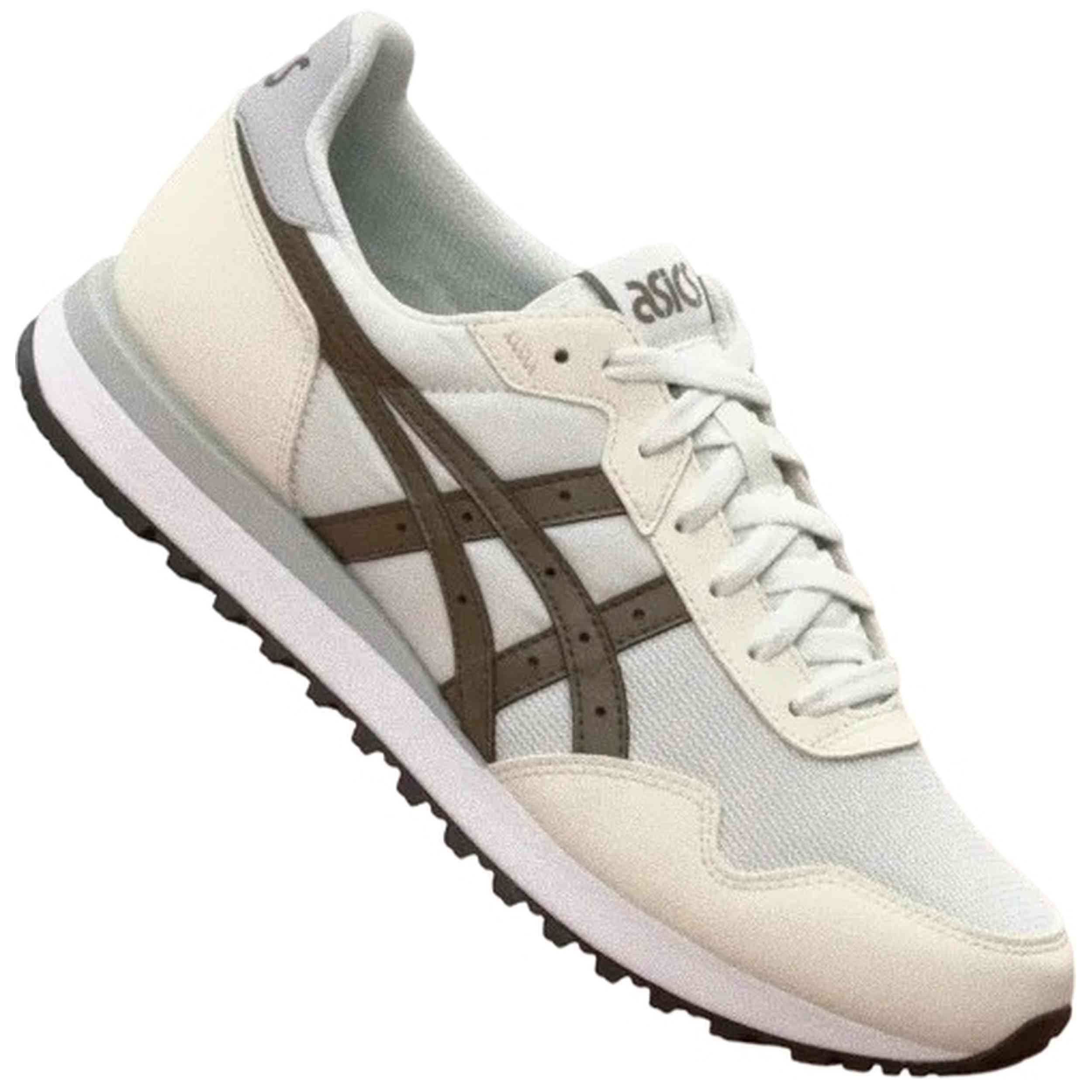 Zapatillas Asics modelo Tiger Runner II "White/Sepia Brown" para Hombre en color Blanco