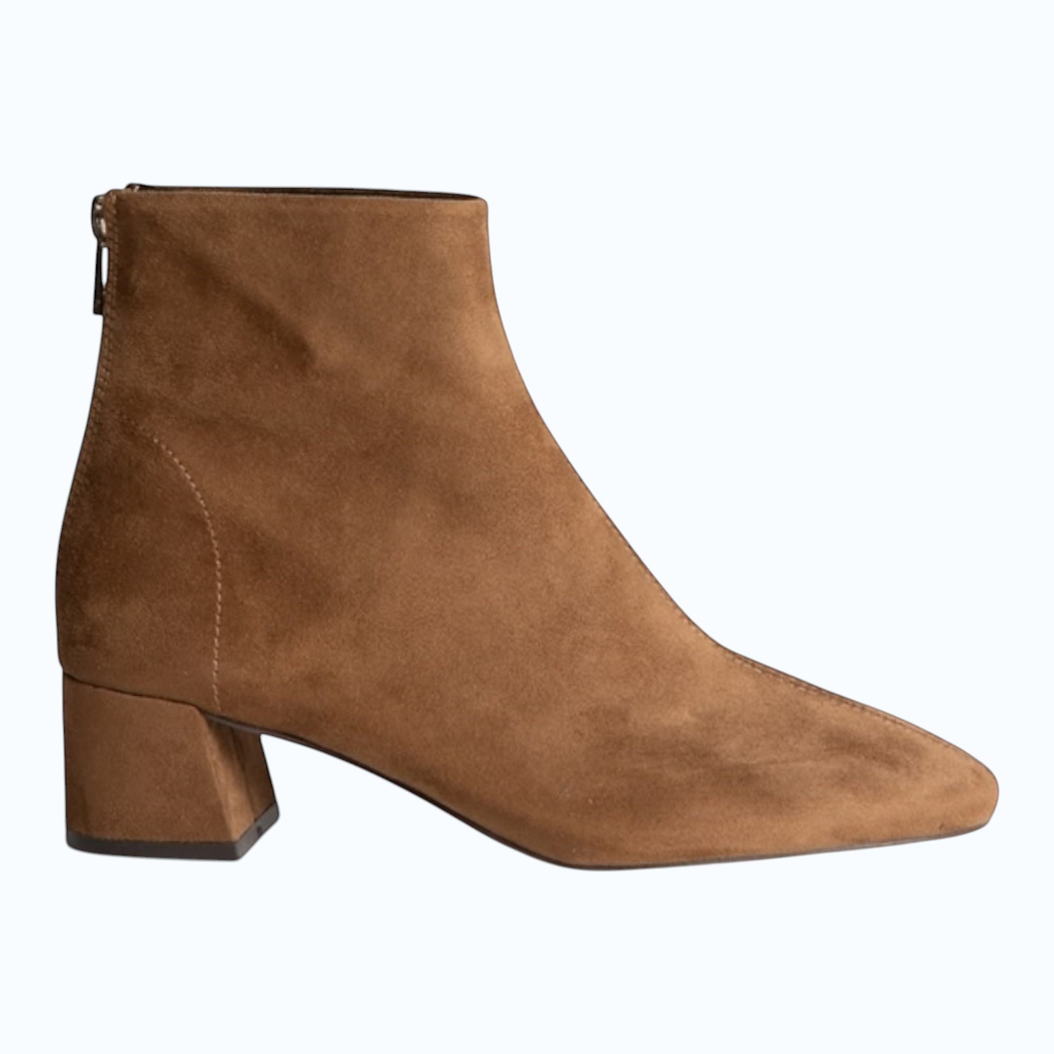 Corina - Botines Corina Basic Icon 6845 11817 de mujer con tacón de 4,5 cm y cremallera trasera en antelina