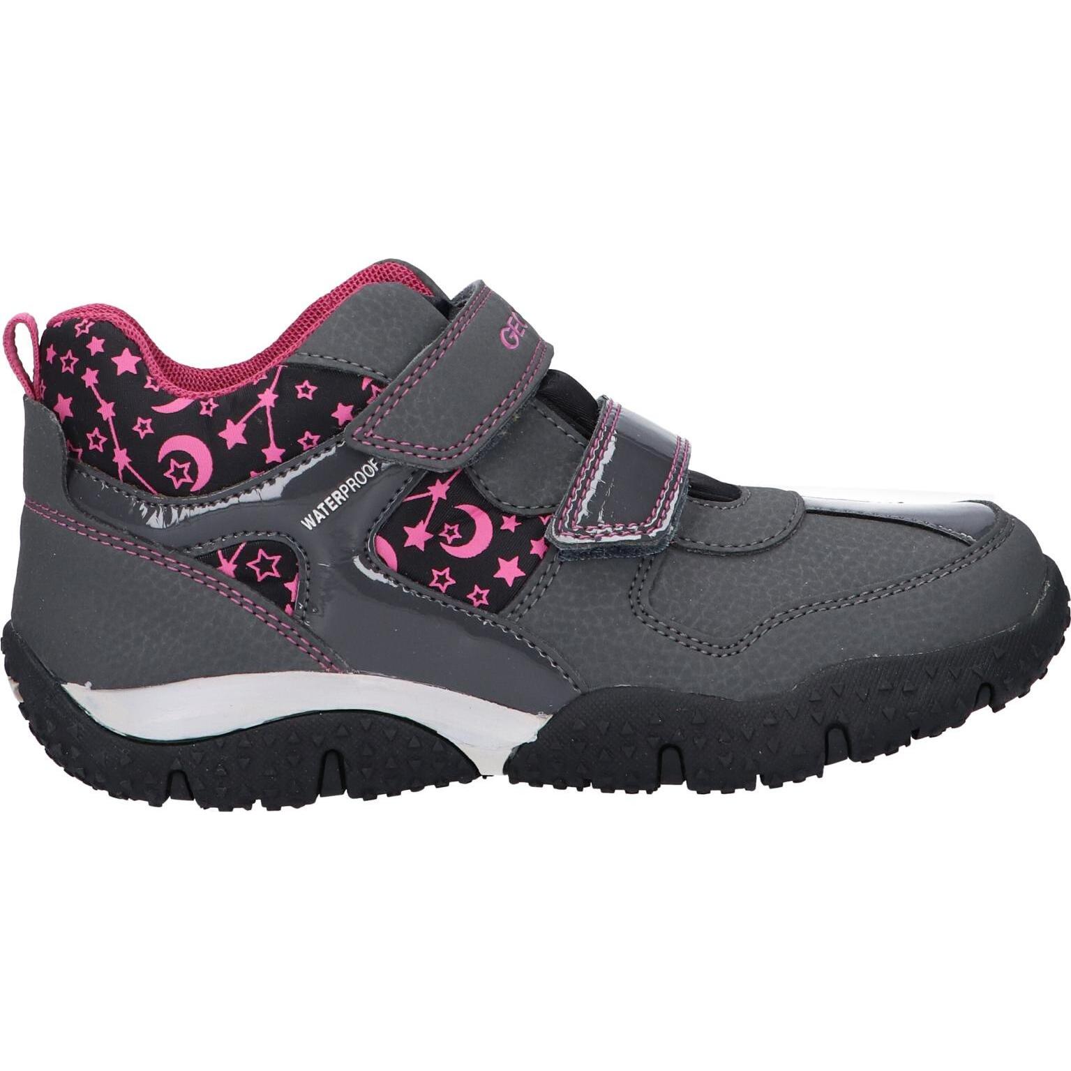 Women's and girls' sneakers geox j042va 0cefu j baltic girl b wpf c9325 dk gray-fuchsia